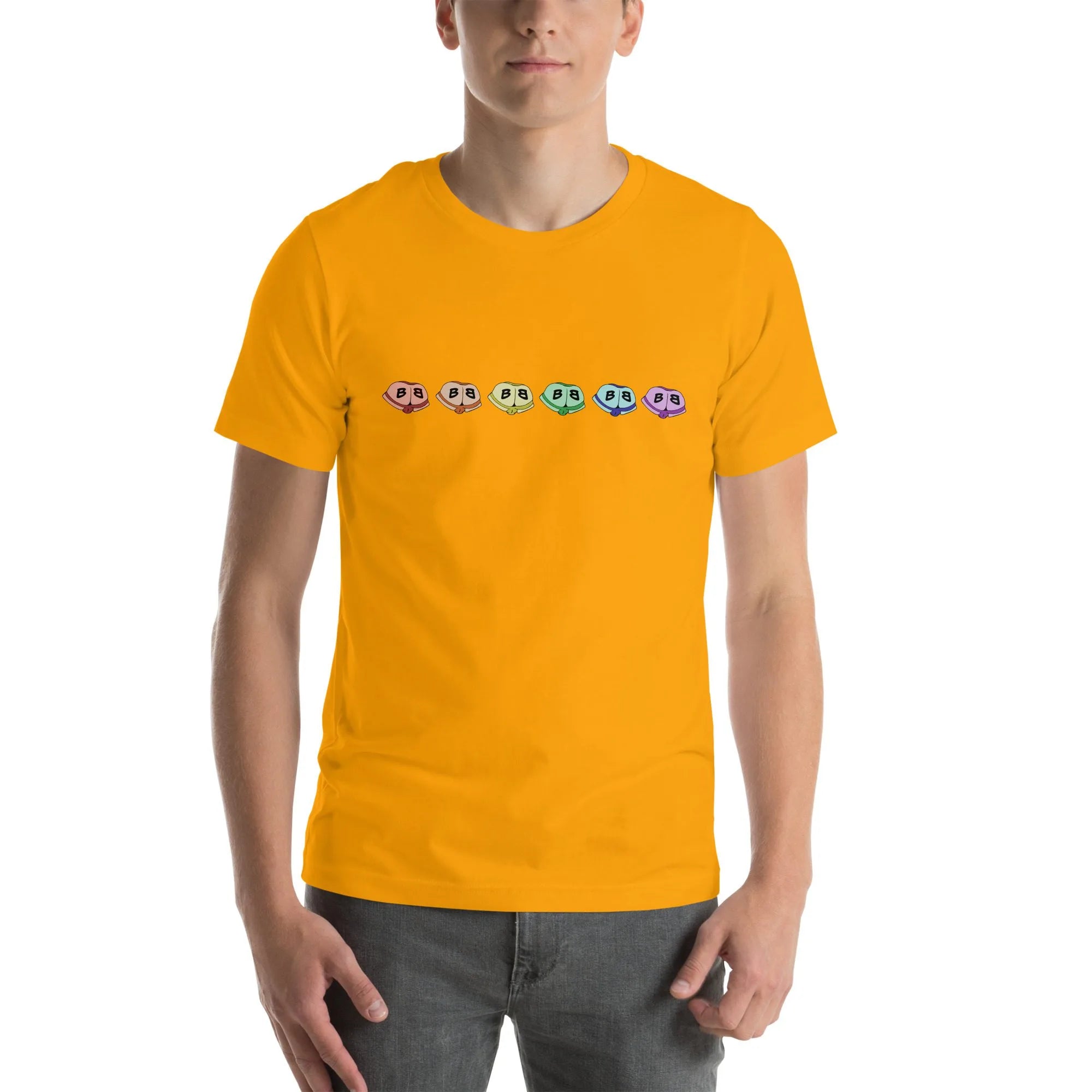 Short Sleeve Tee - Little Rainbow Butts