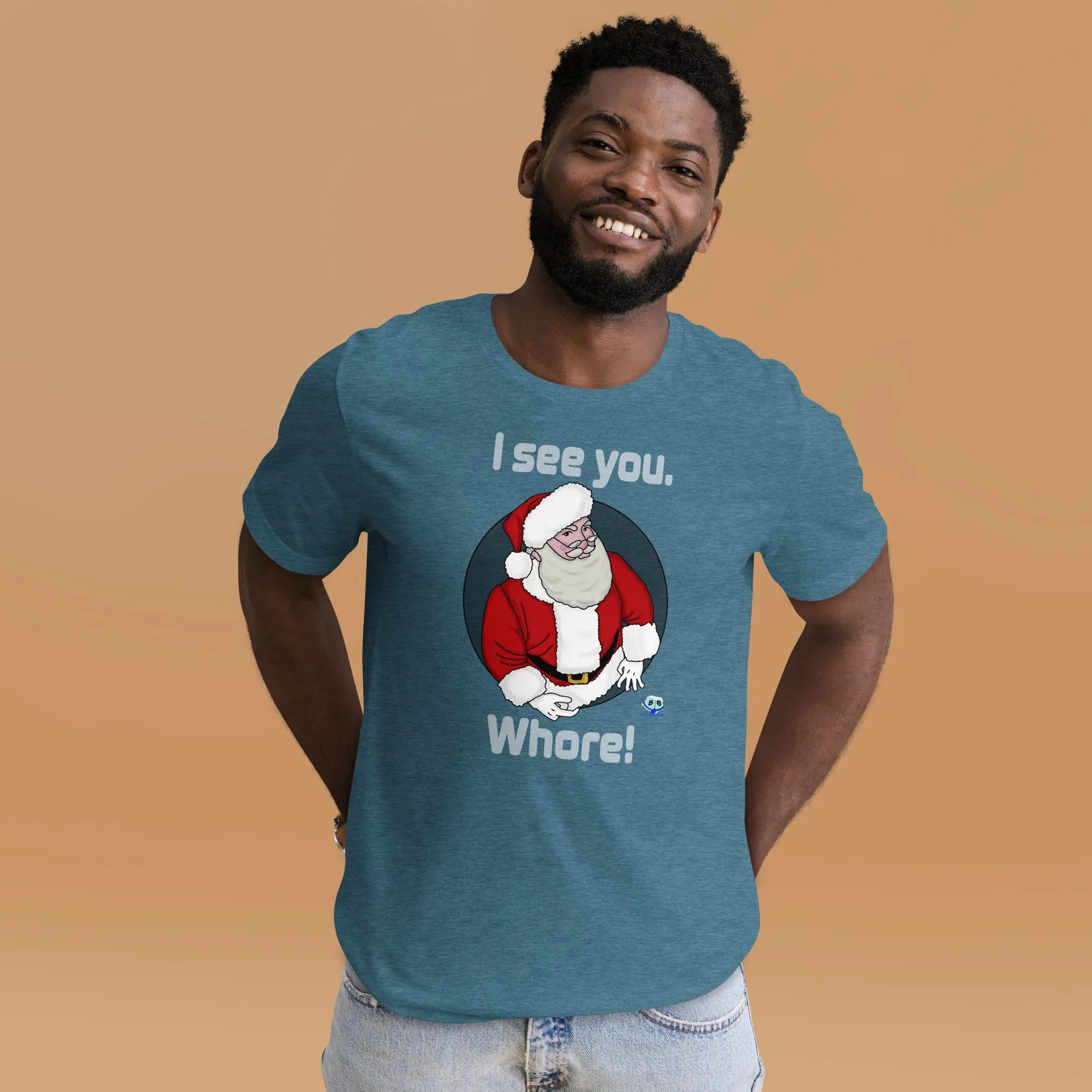 Short Sleeve Tee - Santa Sees You