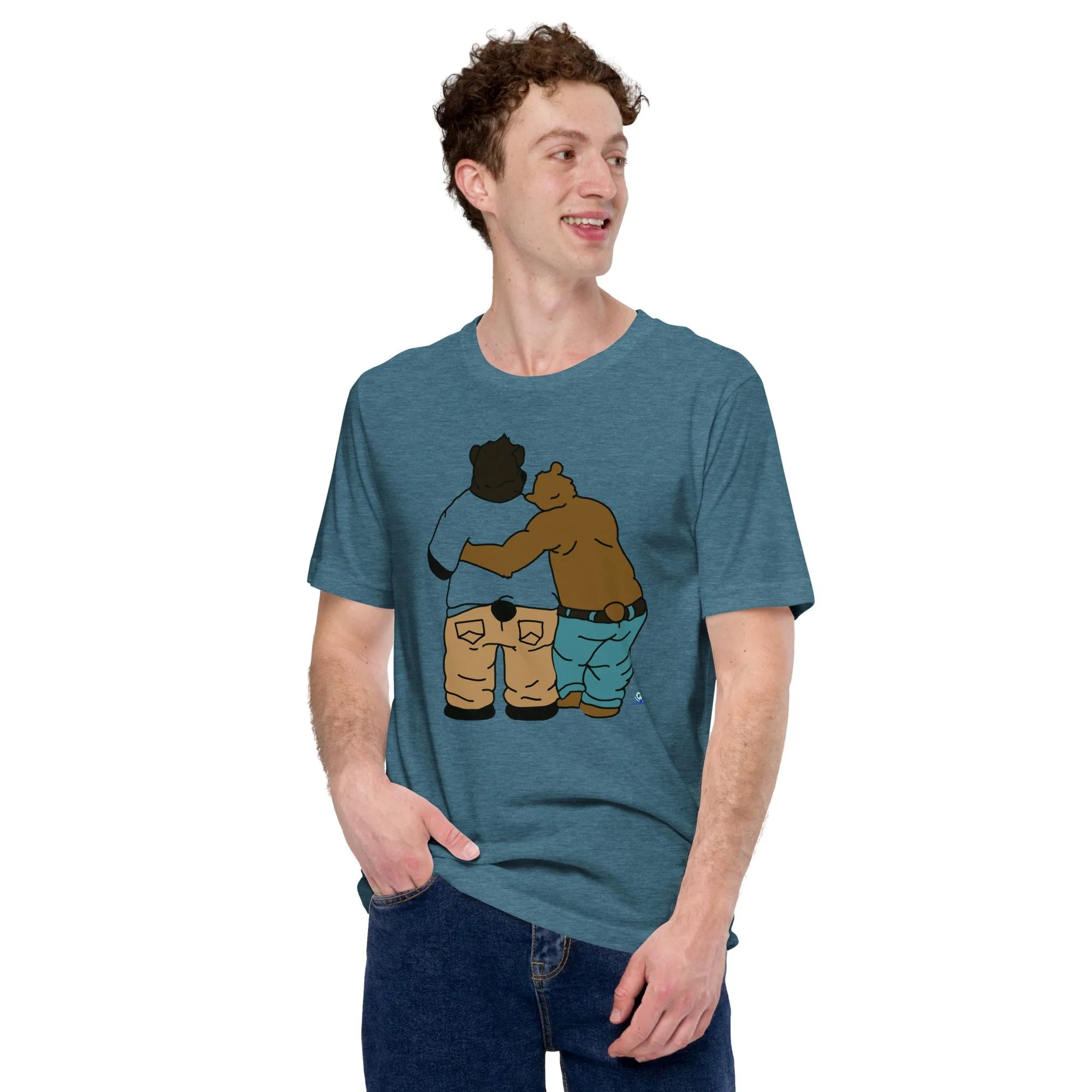 Short Sleeve Tee - Two Bears from Behind