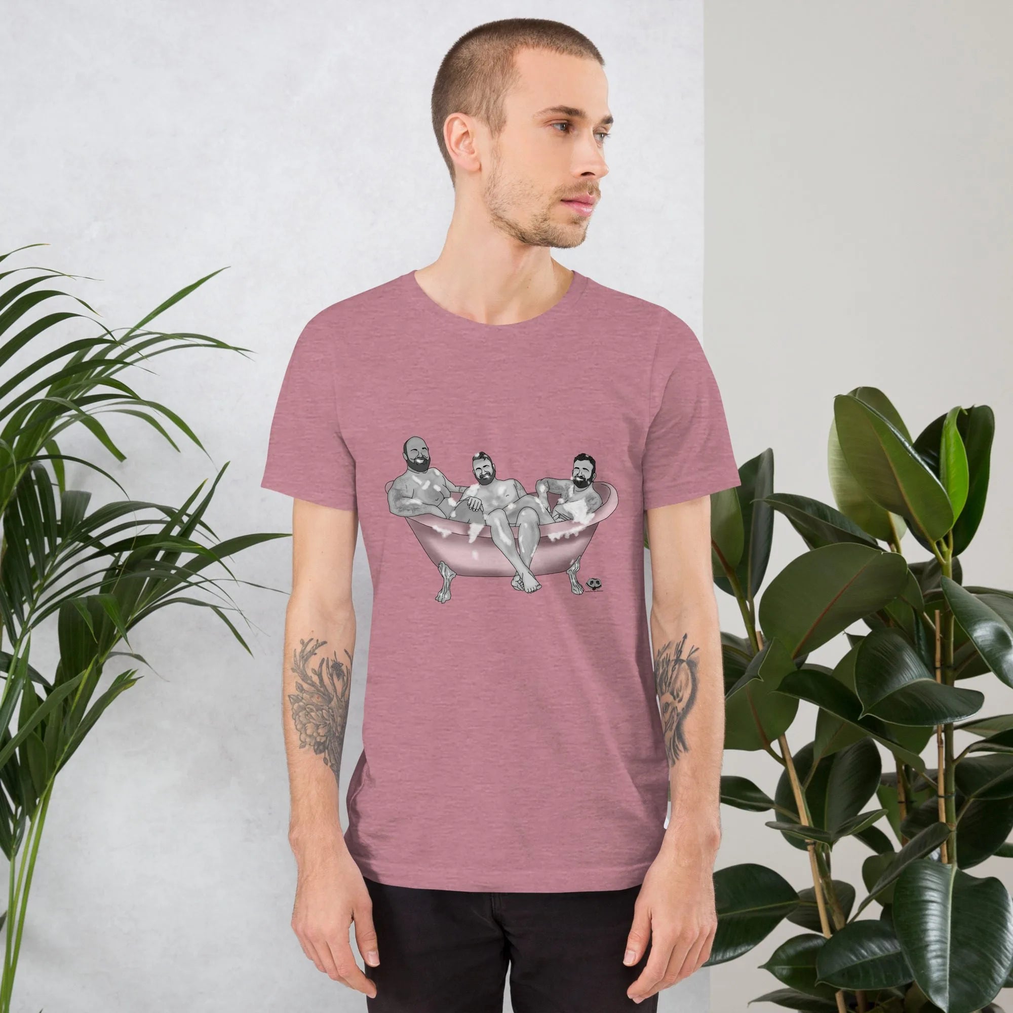 Short Sleeve Tee - 3 Bears in a Tub