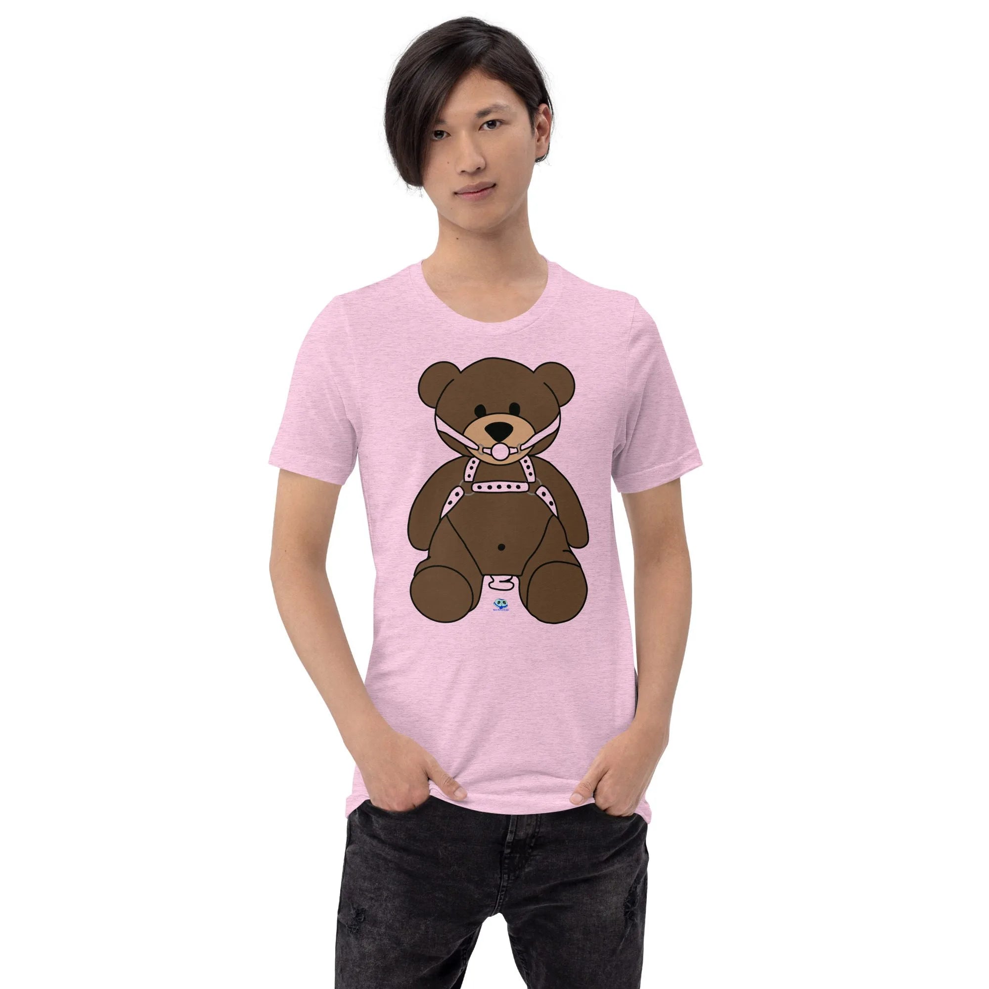 Short Sleeve Tee - Gagged Teddy Bear (Butt Plug)