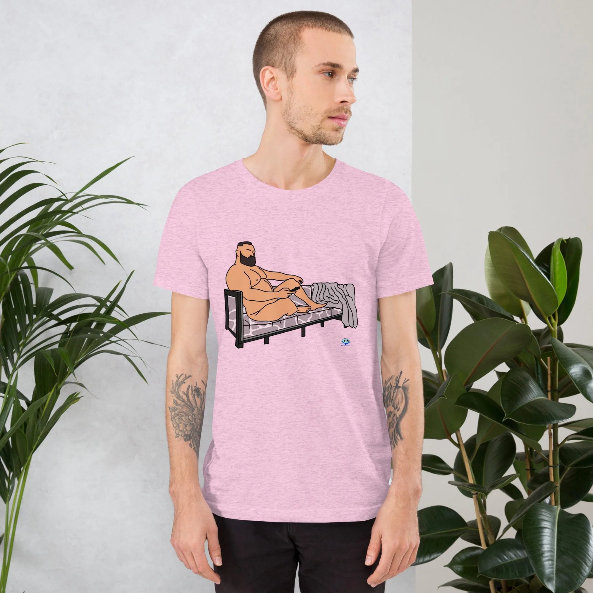Short Sleeve Tee - Giraffe Couch