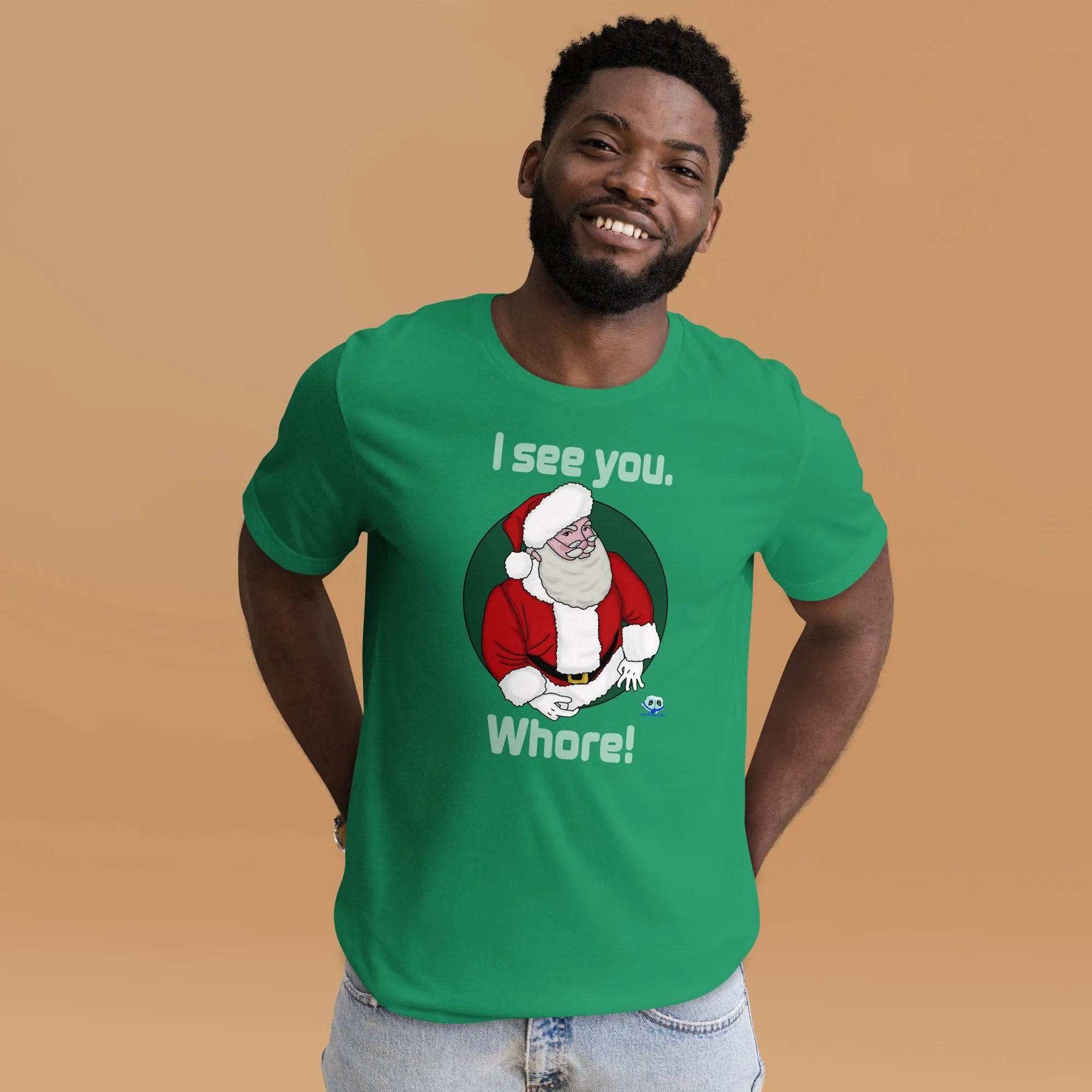 Short Sleeve Tee - Santa Sees You