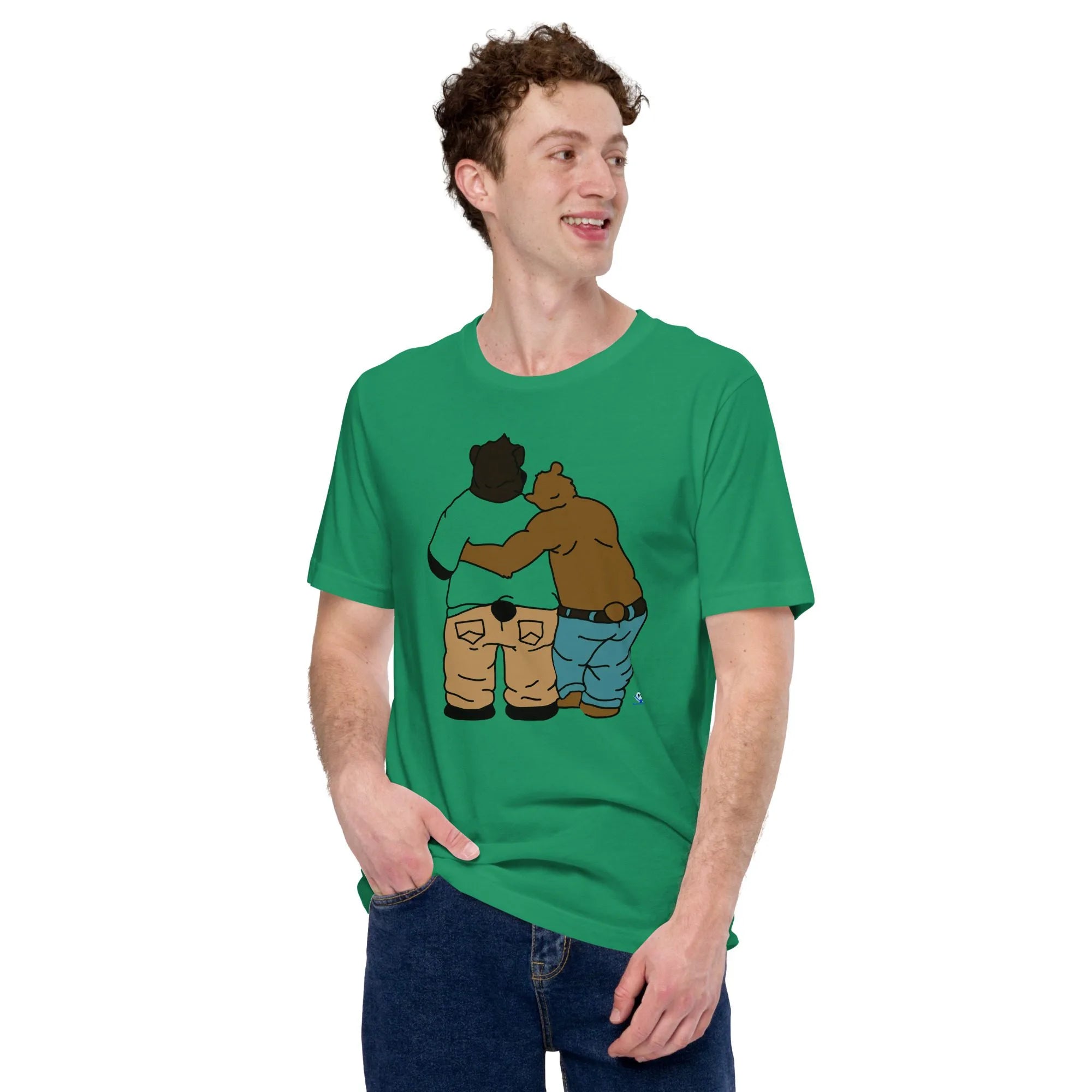 Short Sleeve Tee - Two Bears from Behind