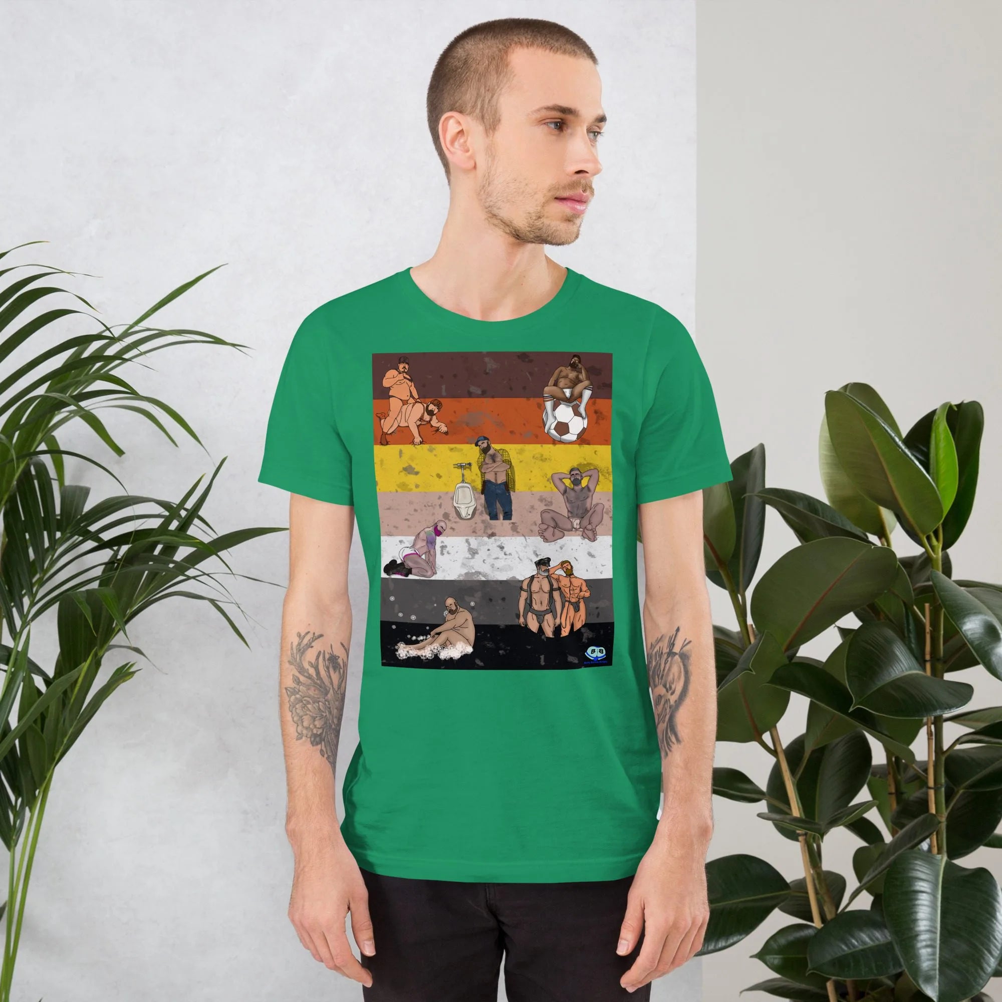 Short Sleeve Tee - Bear Collage