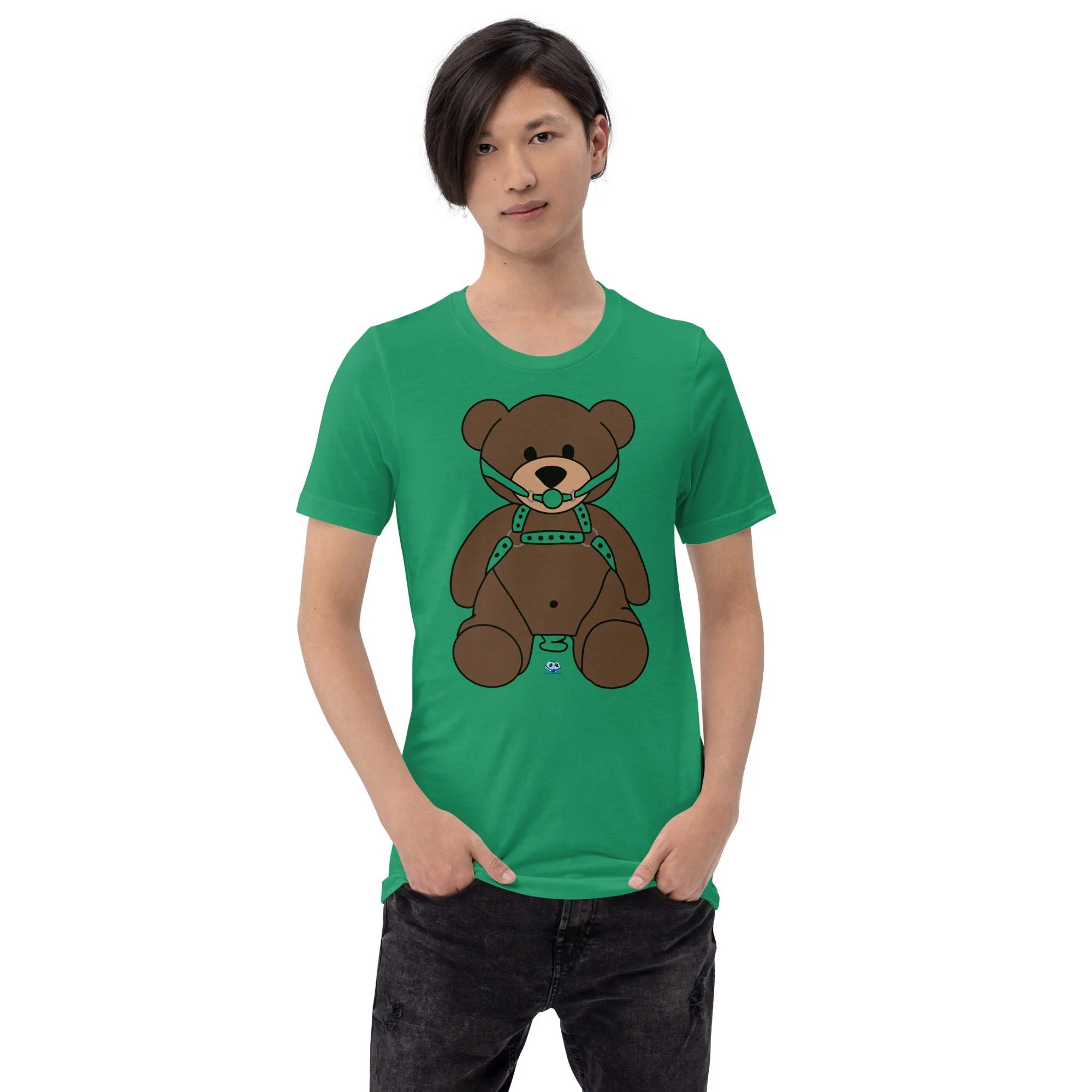 Short Sleeve Tee - Gagged Teddy Bear (Butt Plug)