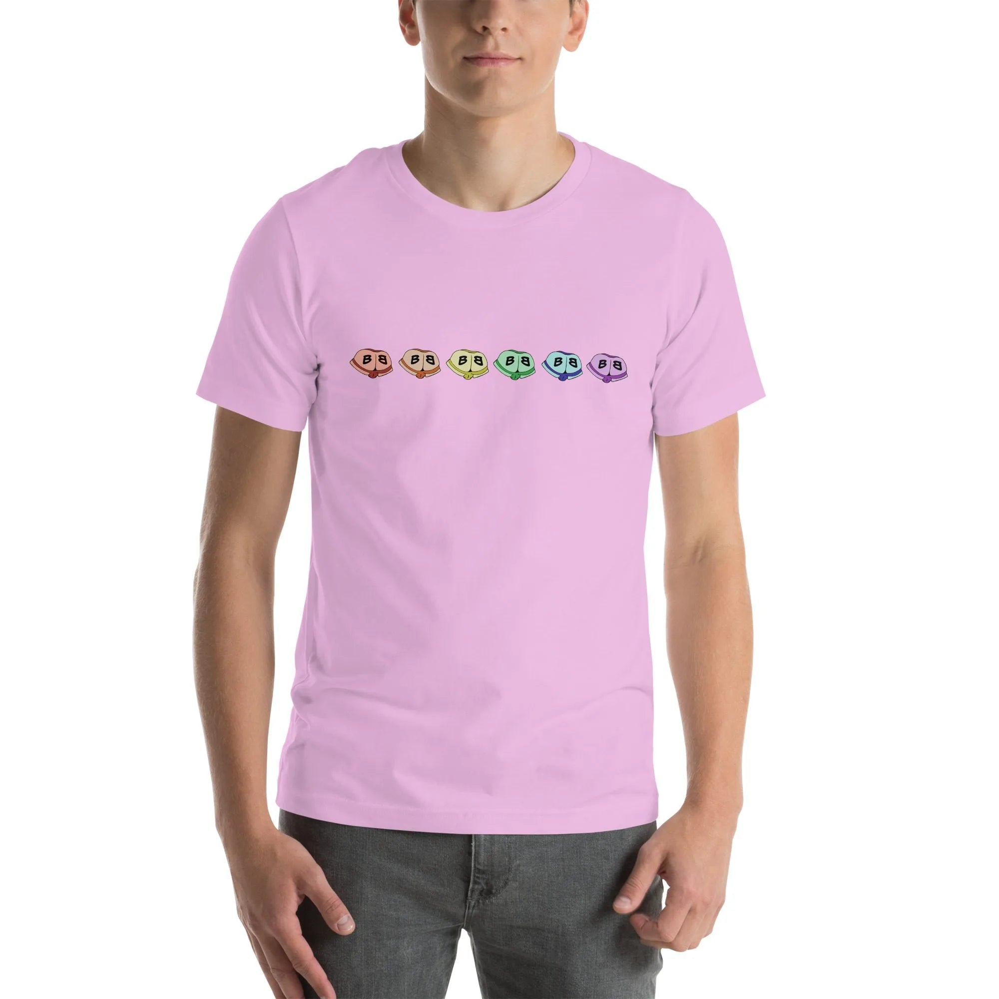 Short Sleeve Tee - Little Rainbow Butts