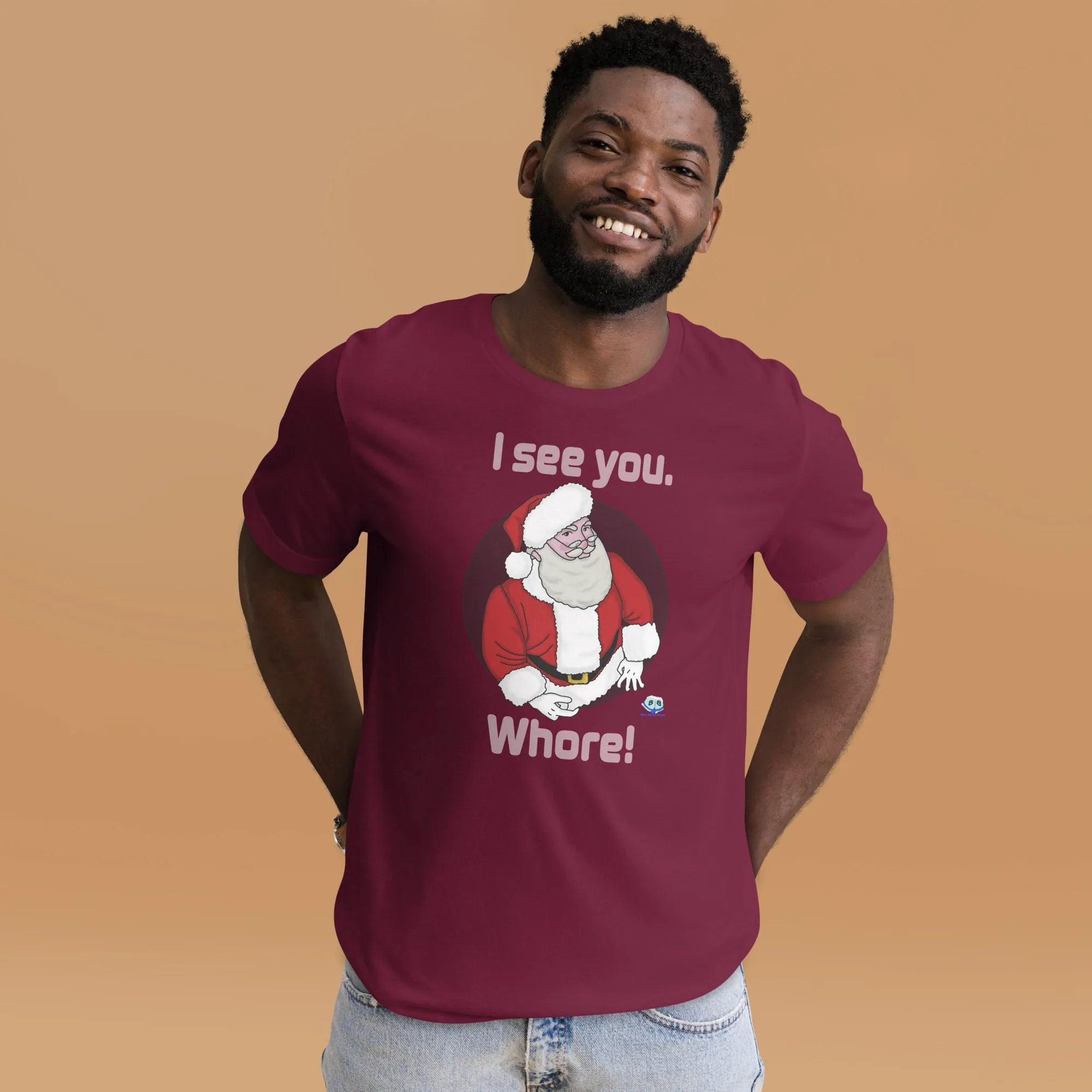 Short Sleeve Tee - Santa Sees You