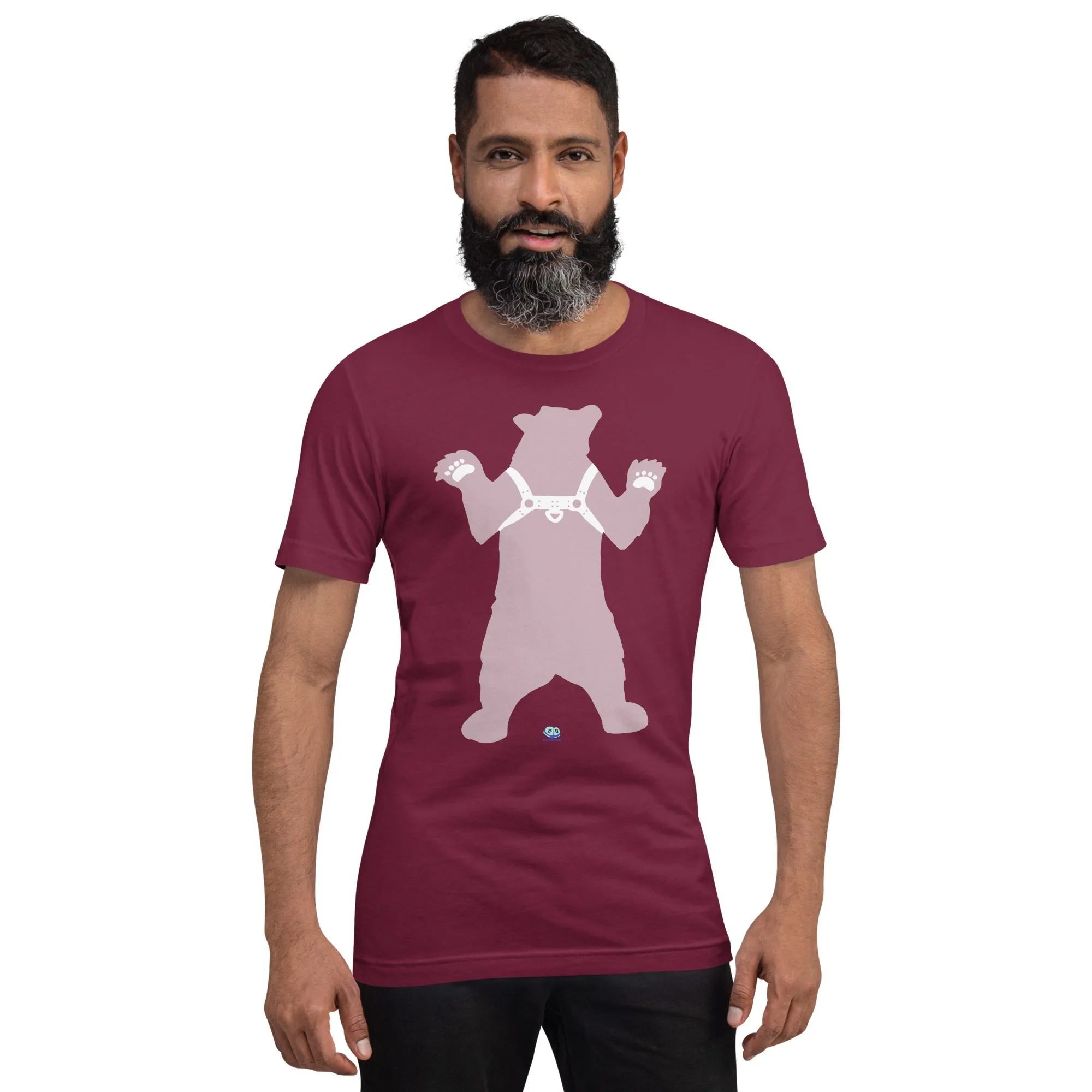 Short Sleeve Tee - Bear in Harness / Leather Bear