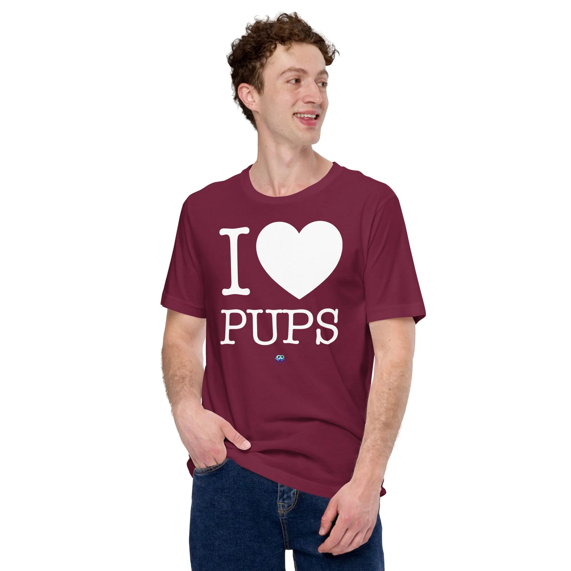 Short Sleeve Tee - I Heart Pups