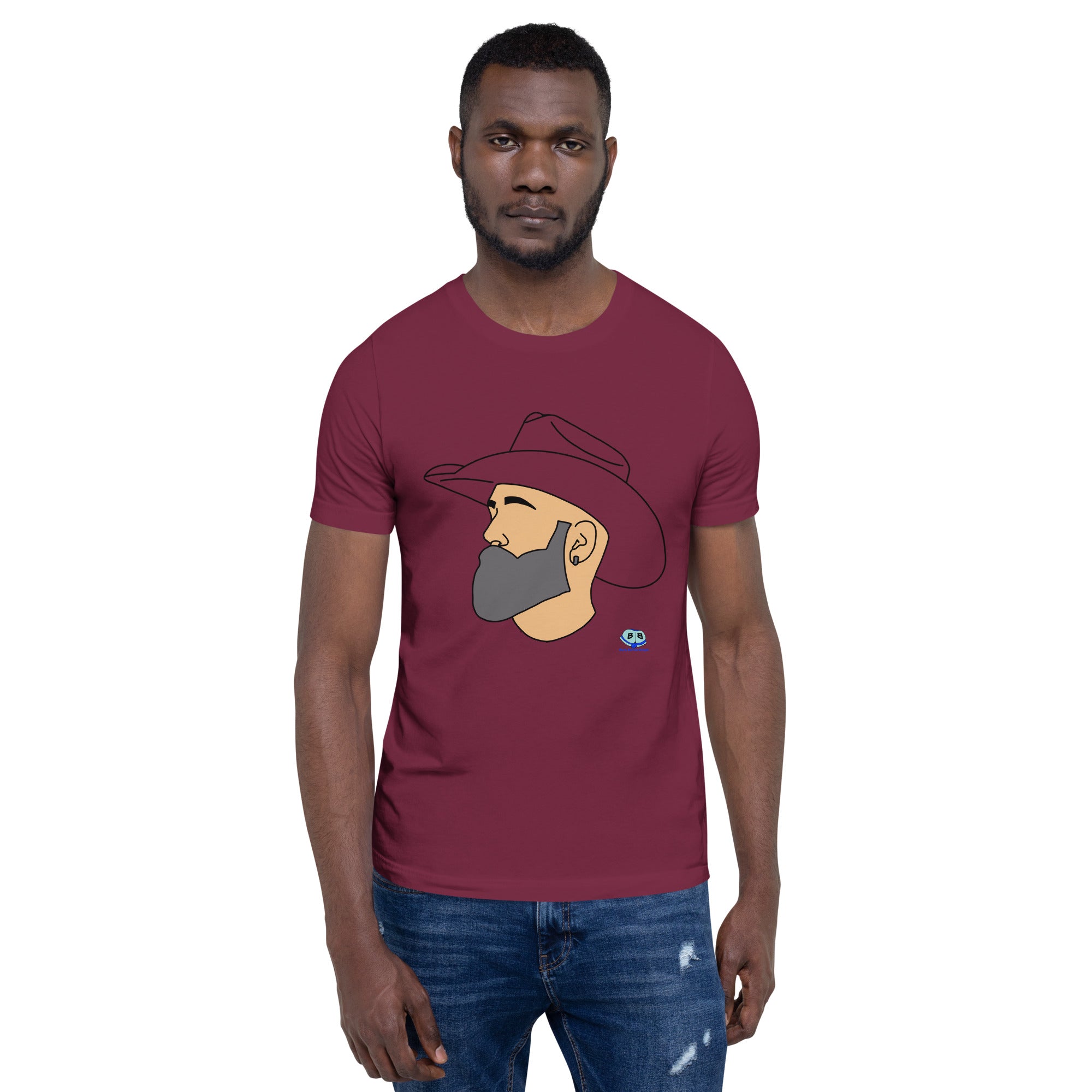 Short Sleeve Tee - Bearded Cowboy