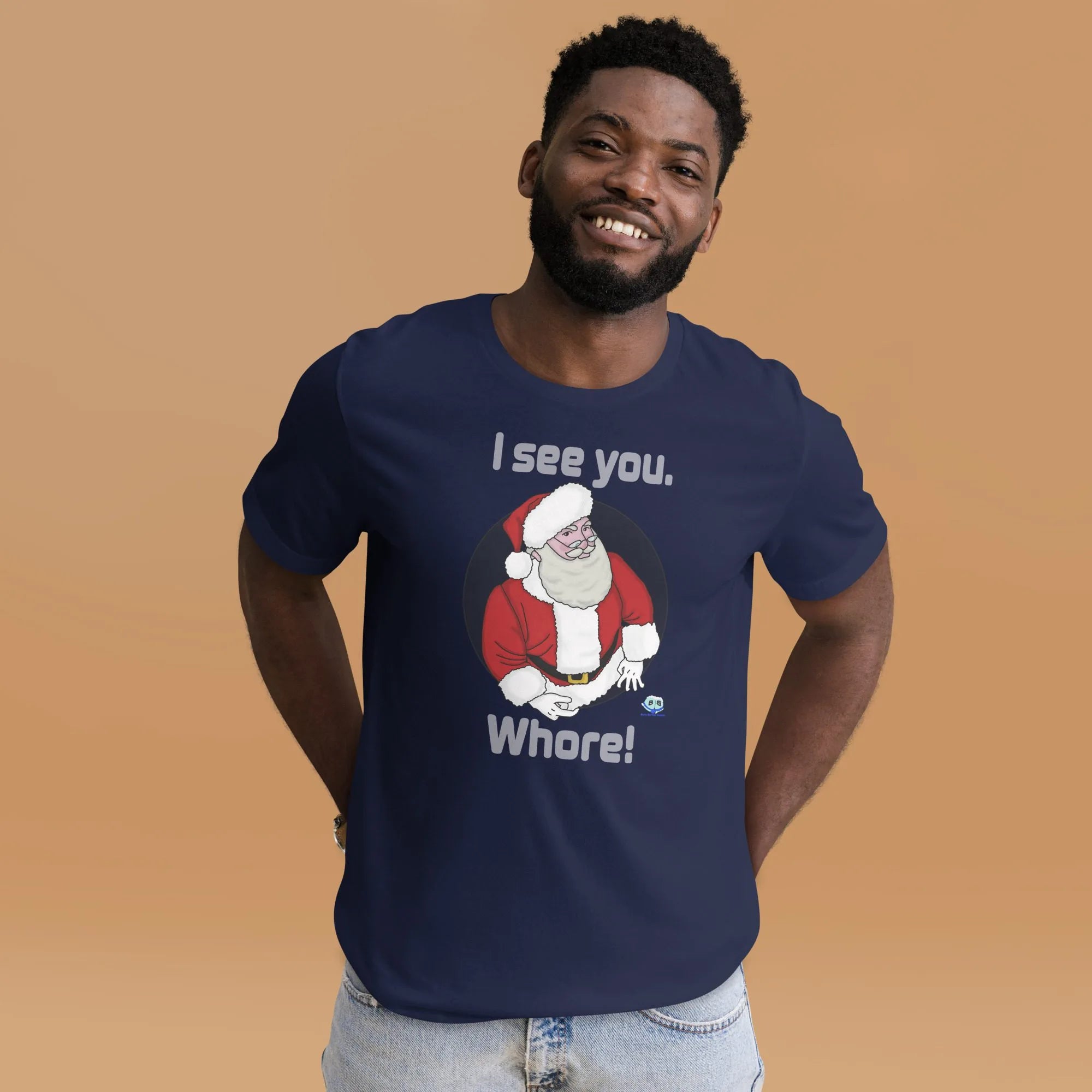 Short Sleeve Tee - Santa Sees You