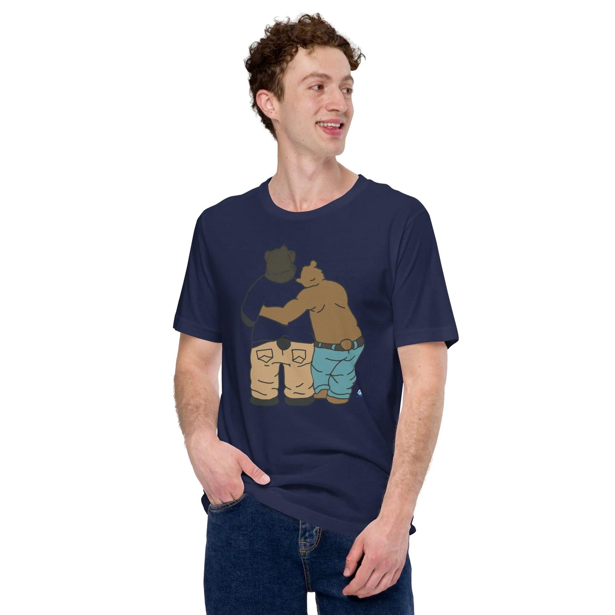 Short Sleeve Tee - Two Bears from Behind
