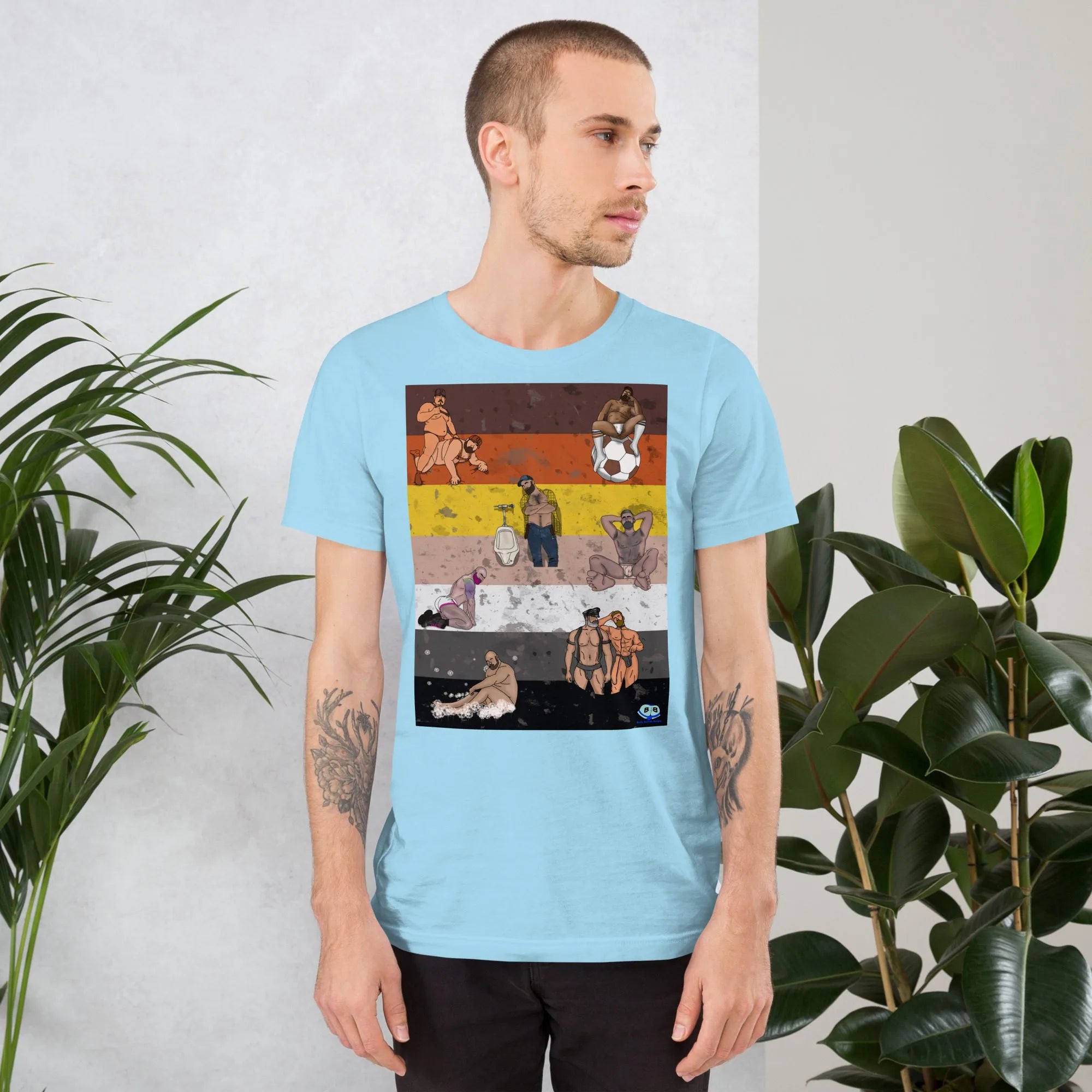 Short Sleeve Tee - Bear Collage