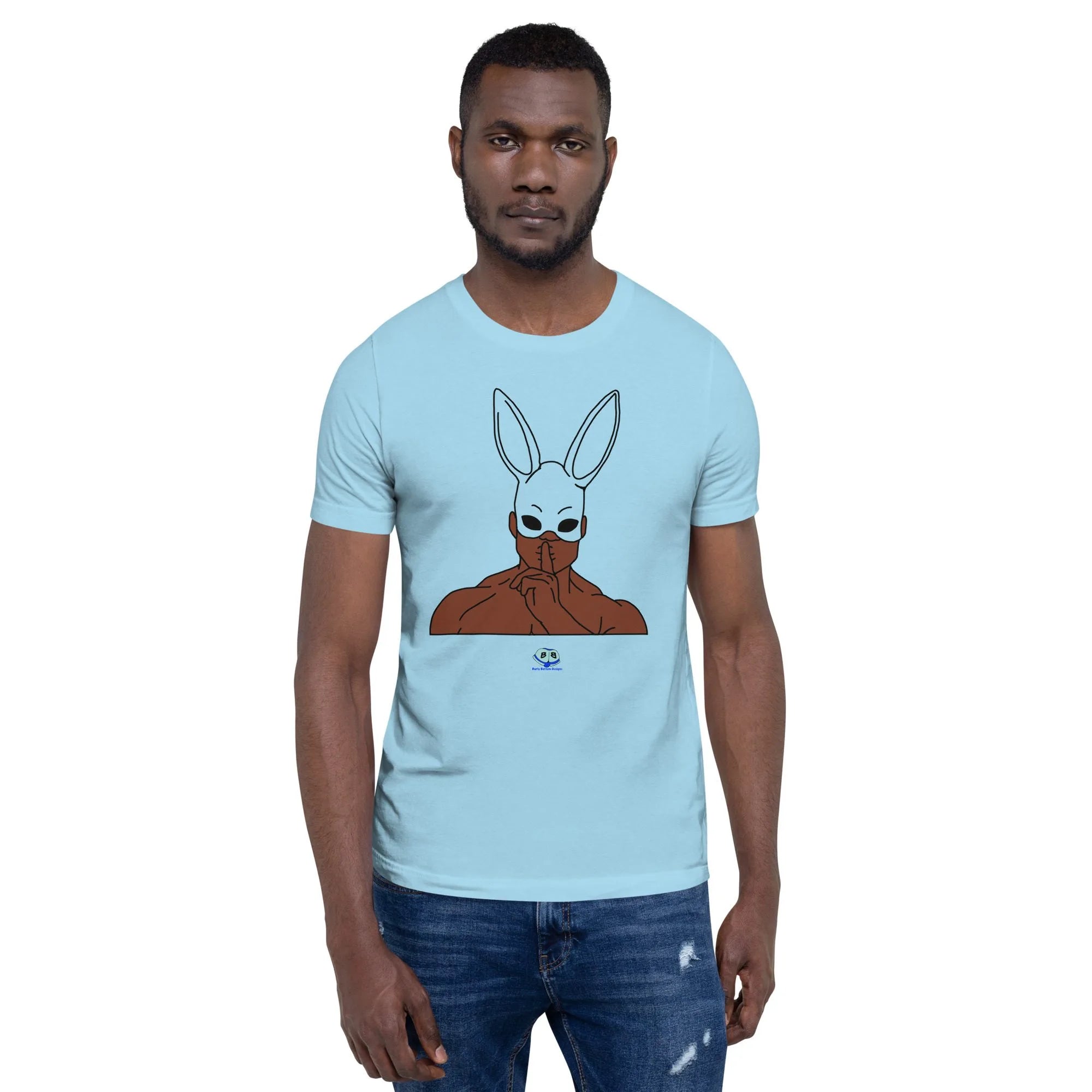 Short Sleeve Tee - Bunny Ear Mask (Easter)