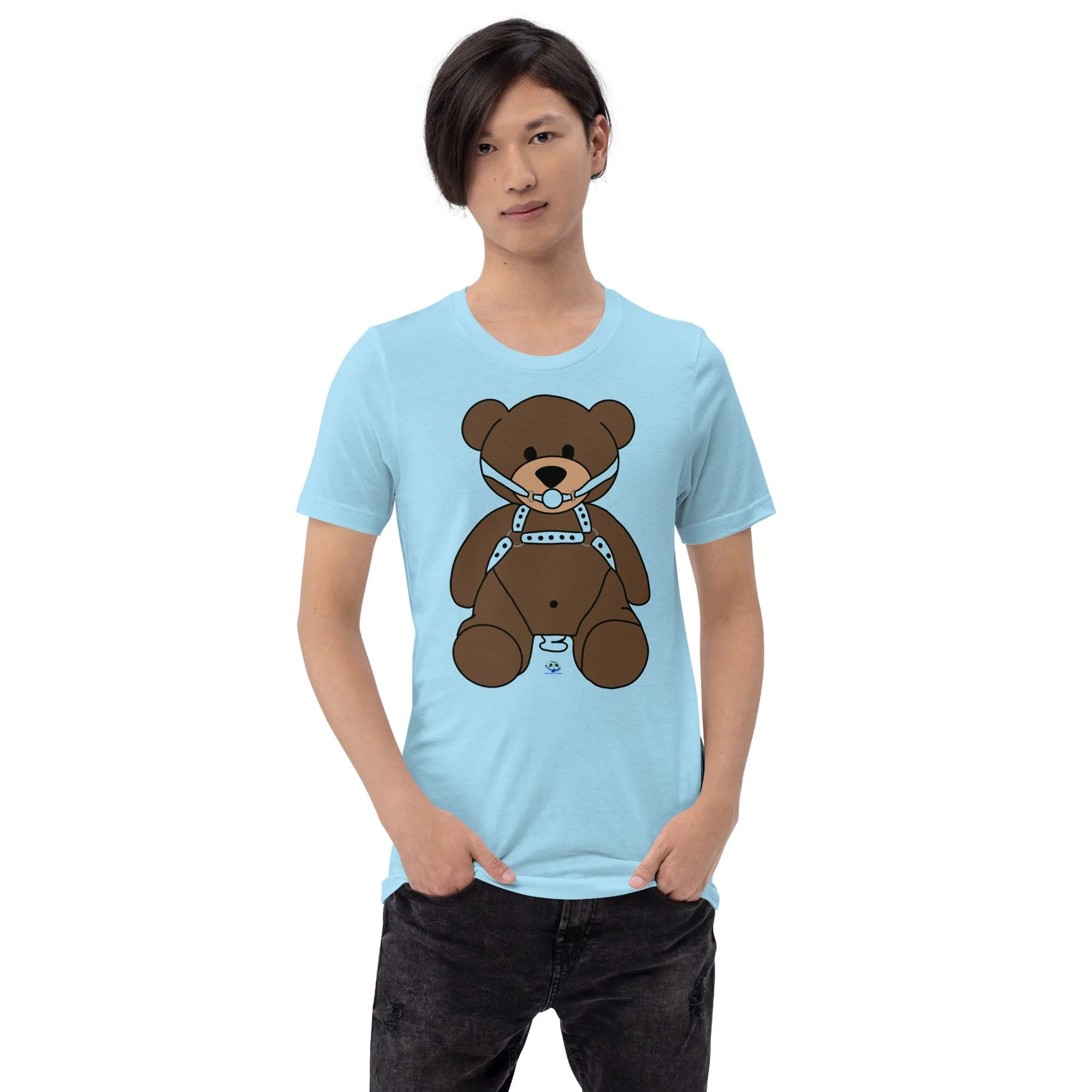 Short Sleeve Tee - Gagged Teddy Bear (Butt Plug)