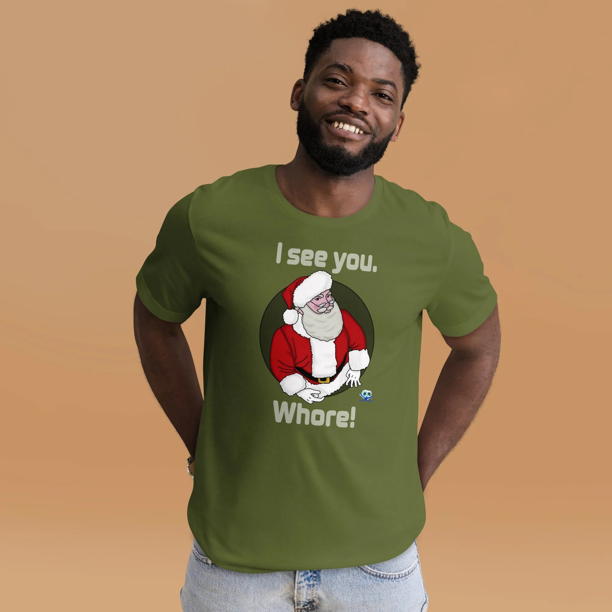 Short Sleeve Tee - Santa Sees You