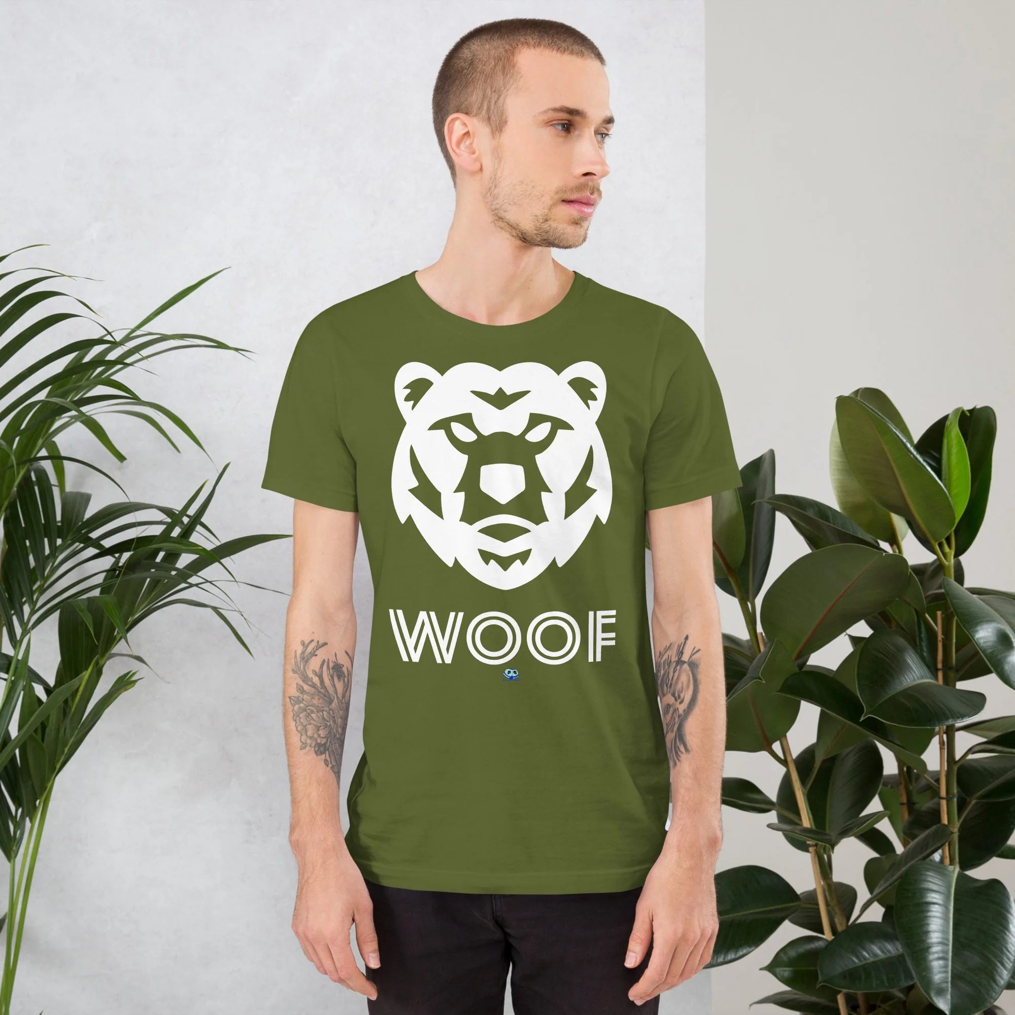 Short Sleeve Tee - Woof Geo-Bear