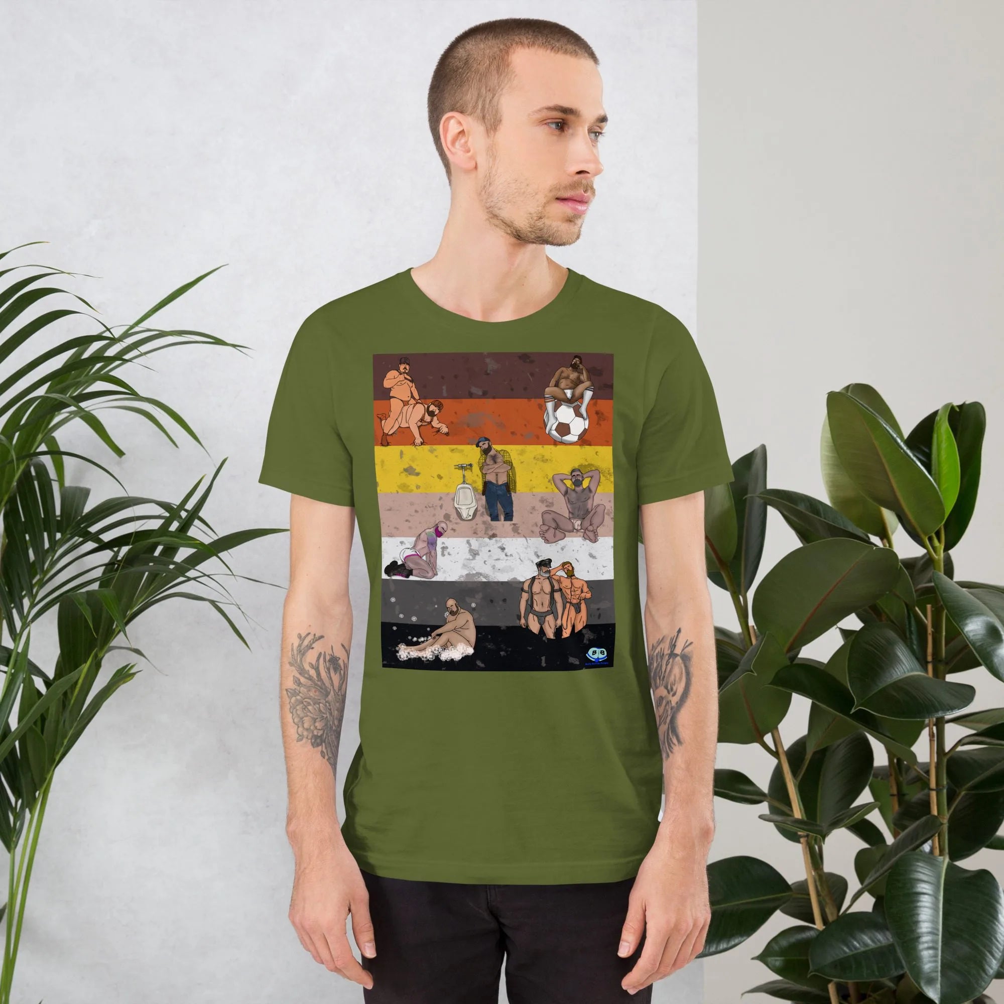 Short Sleeve Tee - Bear Collage