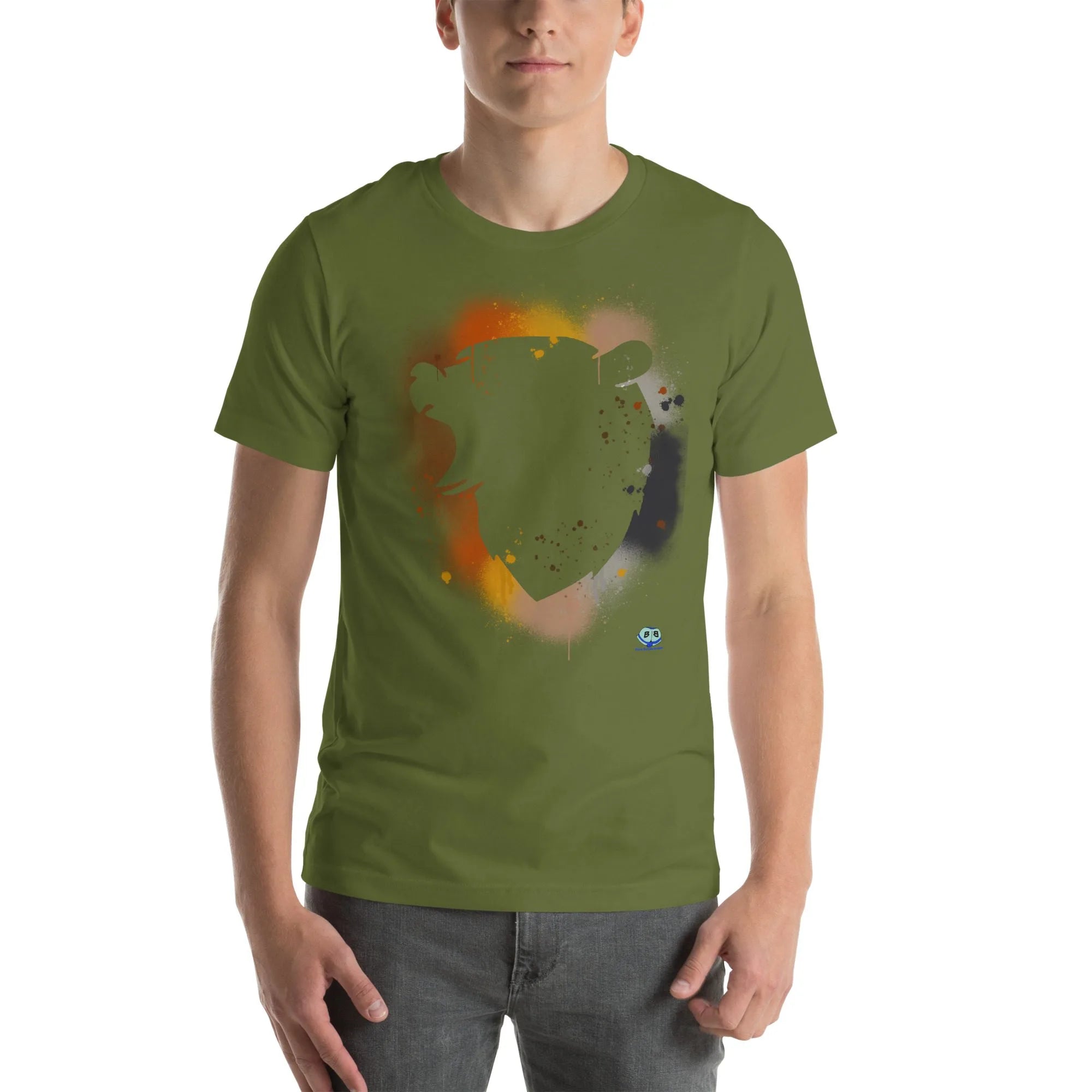 Short Sleeve Tee - Bear Paint