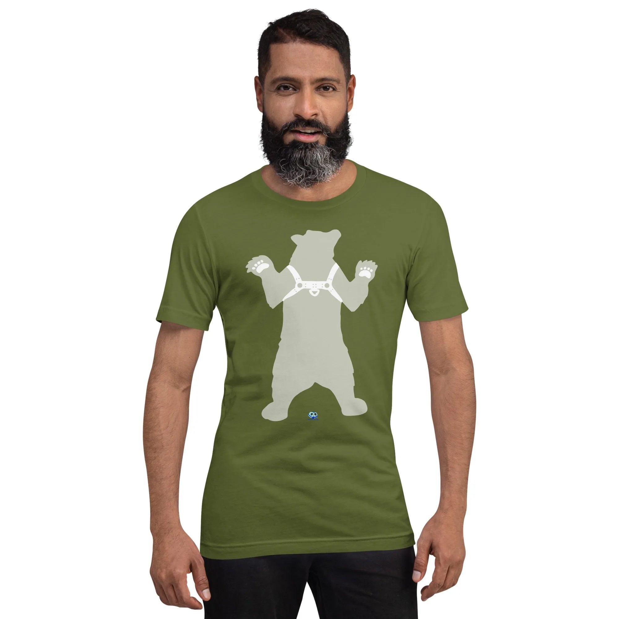 Short Sleeve Tee - Bear in Harness / Leather Bear