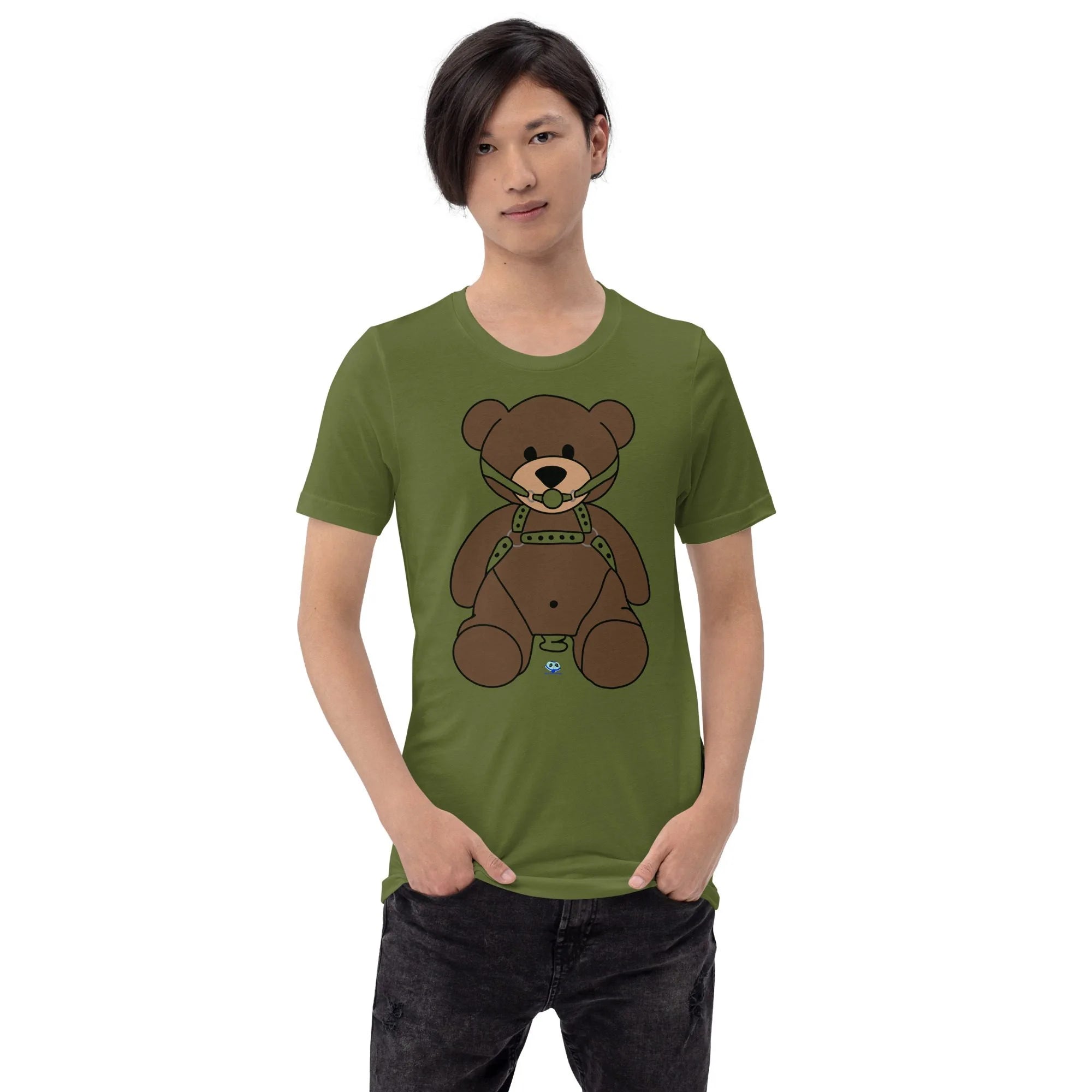 Short Sleeve Tee - Gagged Teddy Bear (Butt Plug)
