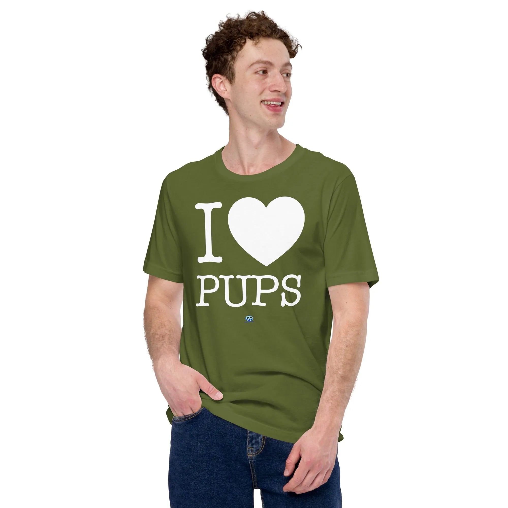 Short Sleeve Tee - I Heart Pups