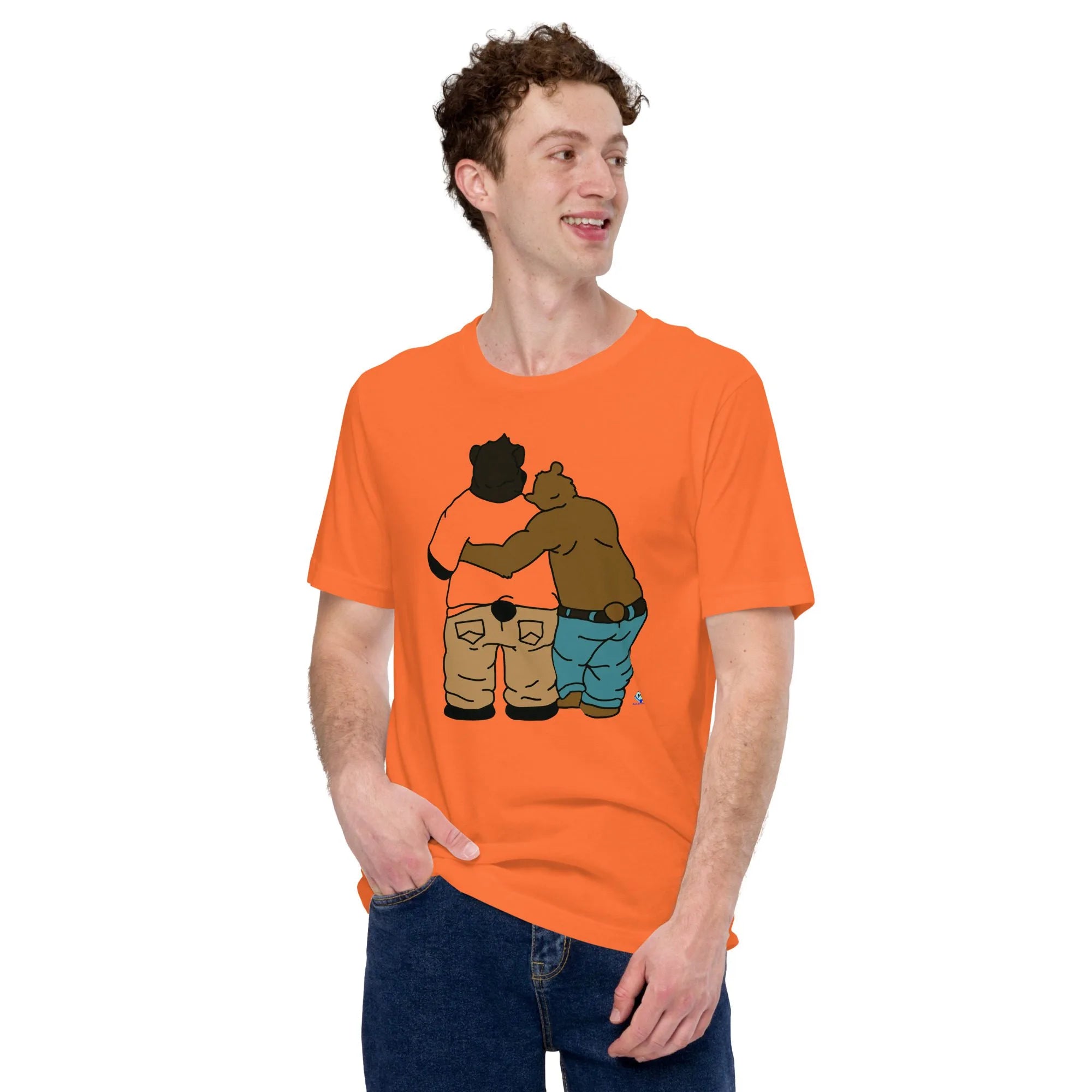Short Sleeve Tee - Two Bears from Behind