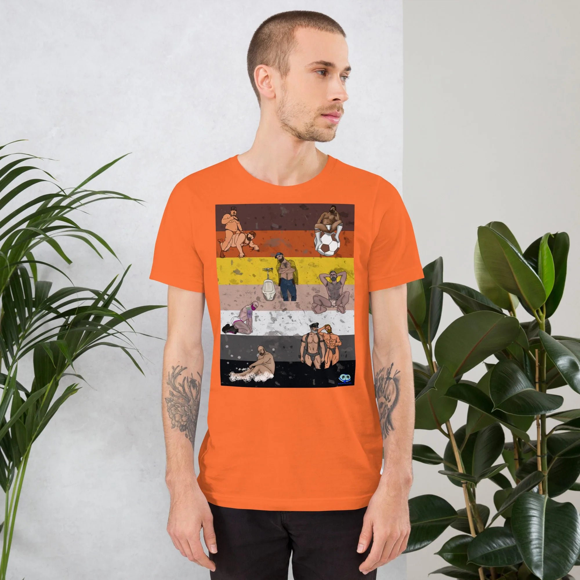 Short Sleeve Tee - Bear Collage