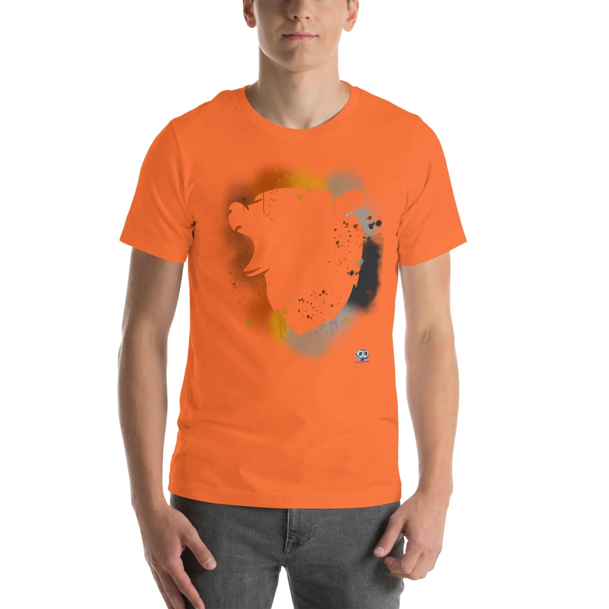 Short Sleeve Tee - Bear Paint