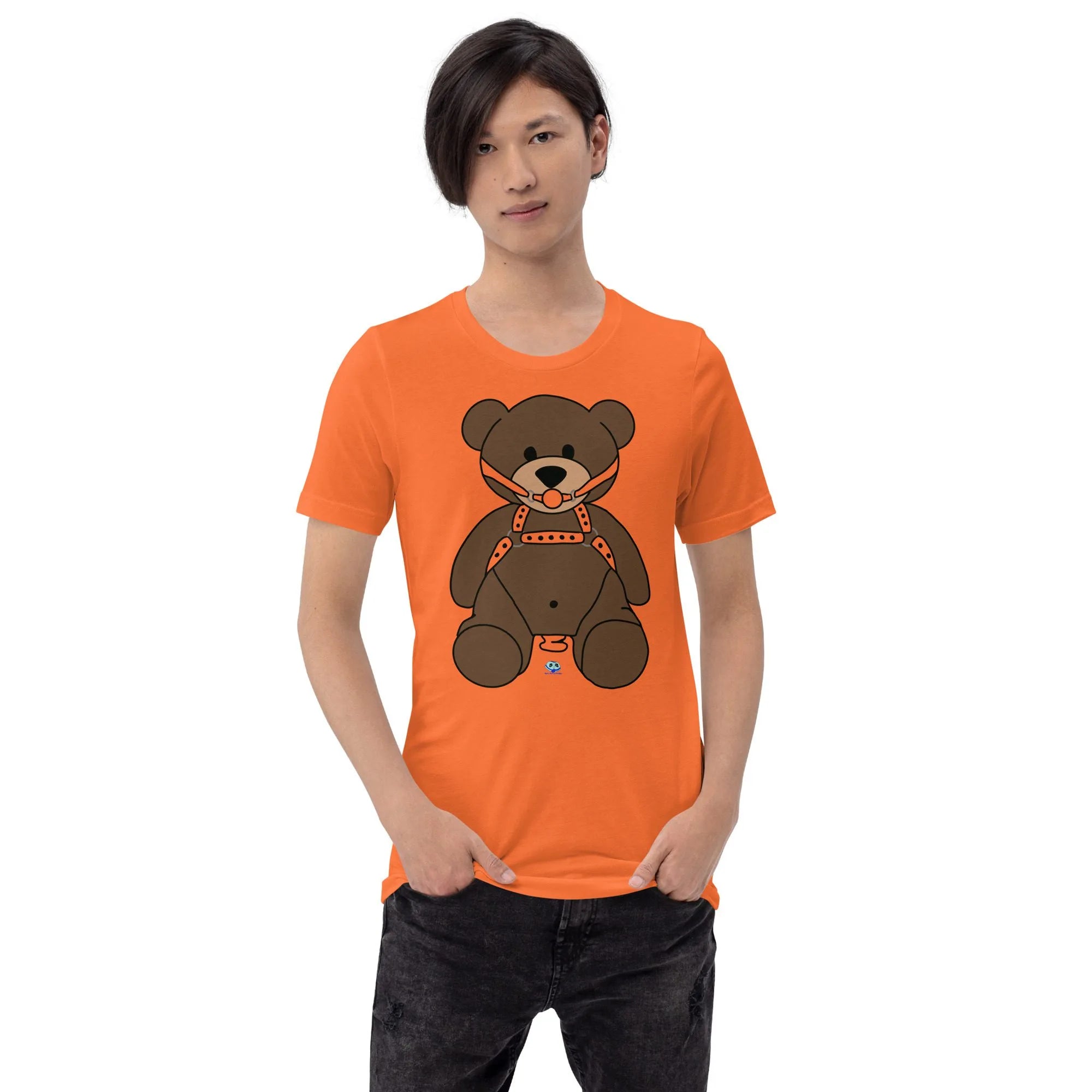 Short Sleeve Tee - Gagged Teddy Bear (Butt Plug)