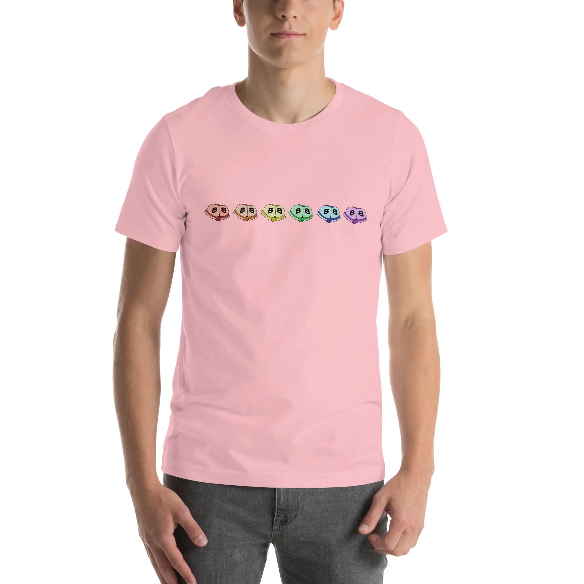 Short Sleeve Tee - Little Rainbow Butts