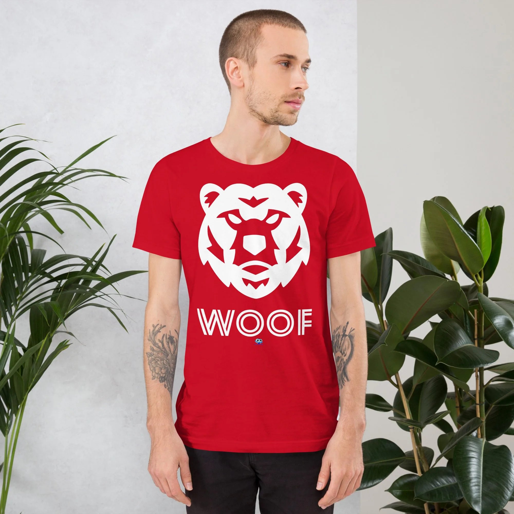 Short Sleeve Tee - Woof Geo-Bear