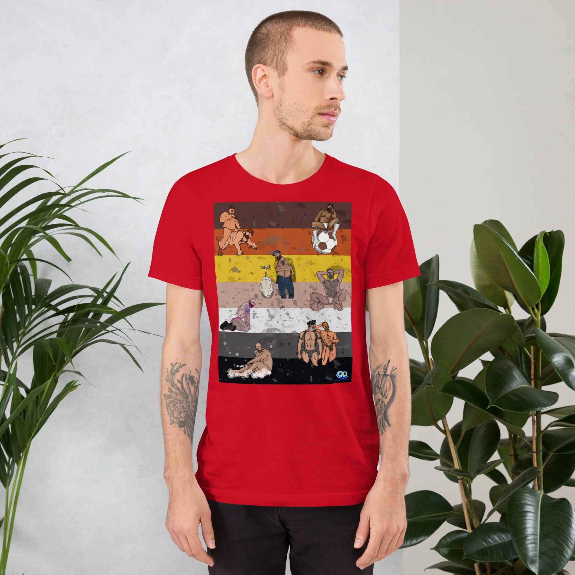 Short Sleeve Tee - Bear Collage