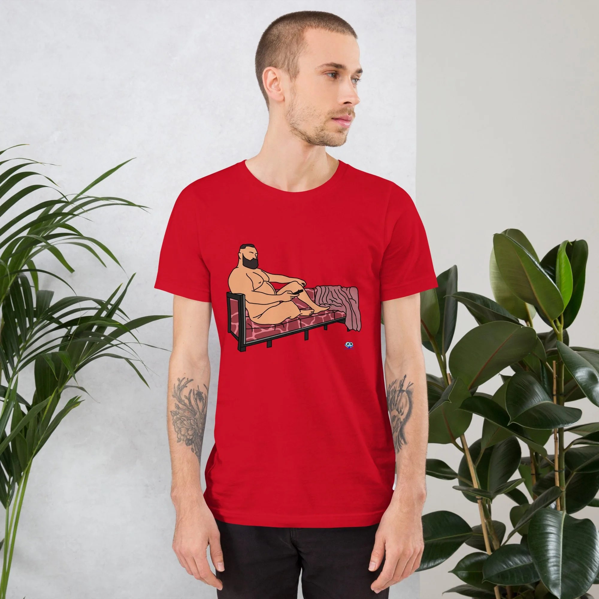 Short Sleeve Tee - Giraffe Couch