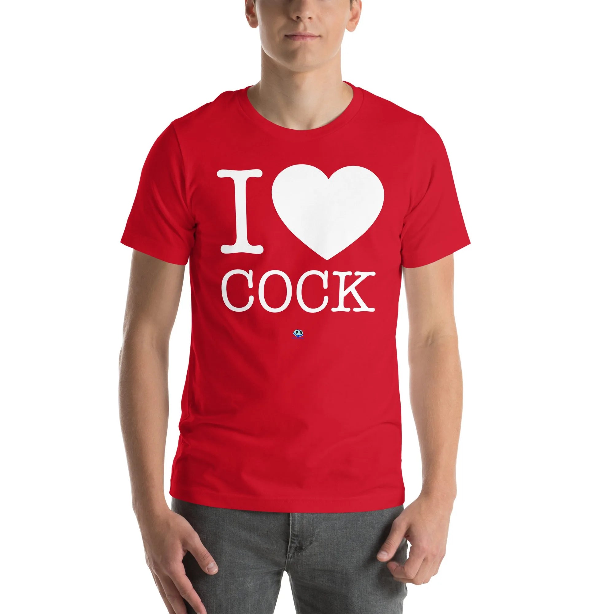 Short Sleeve Tee - I Heart Cock