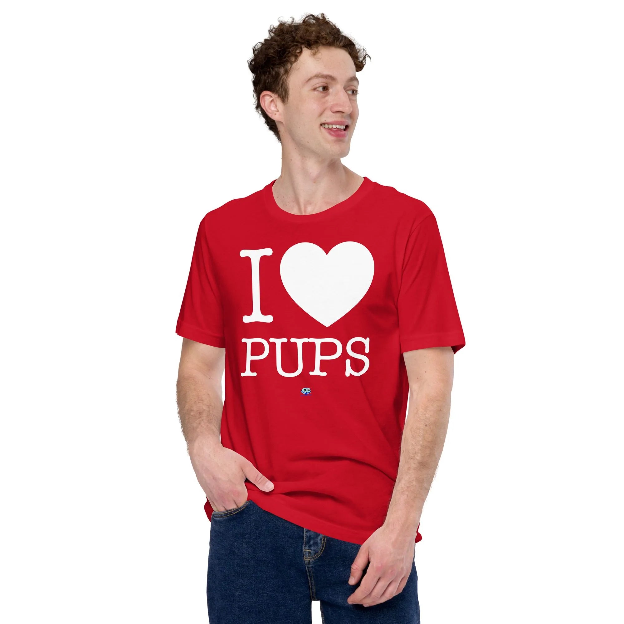 Short Sleeve Tee - I Heart Pups
