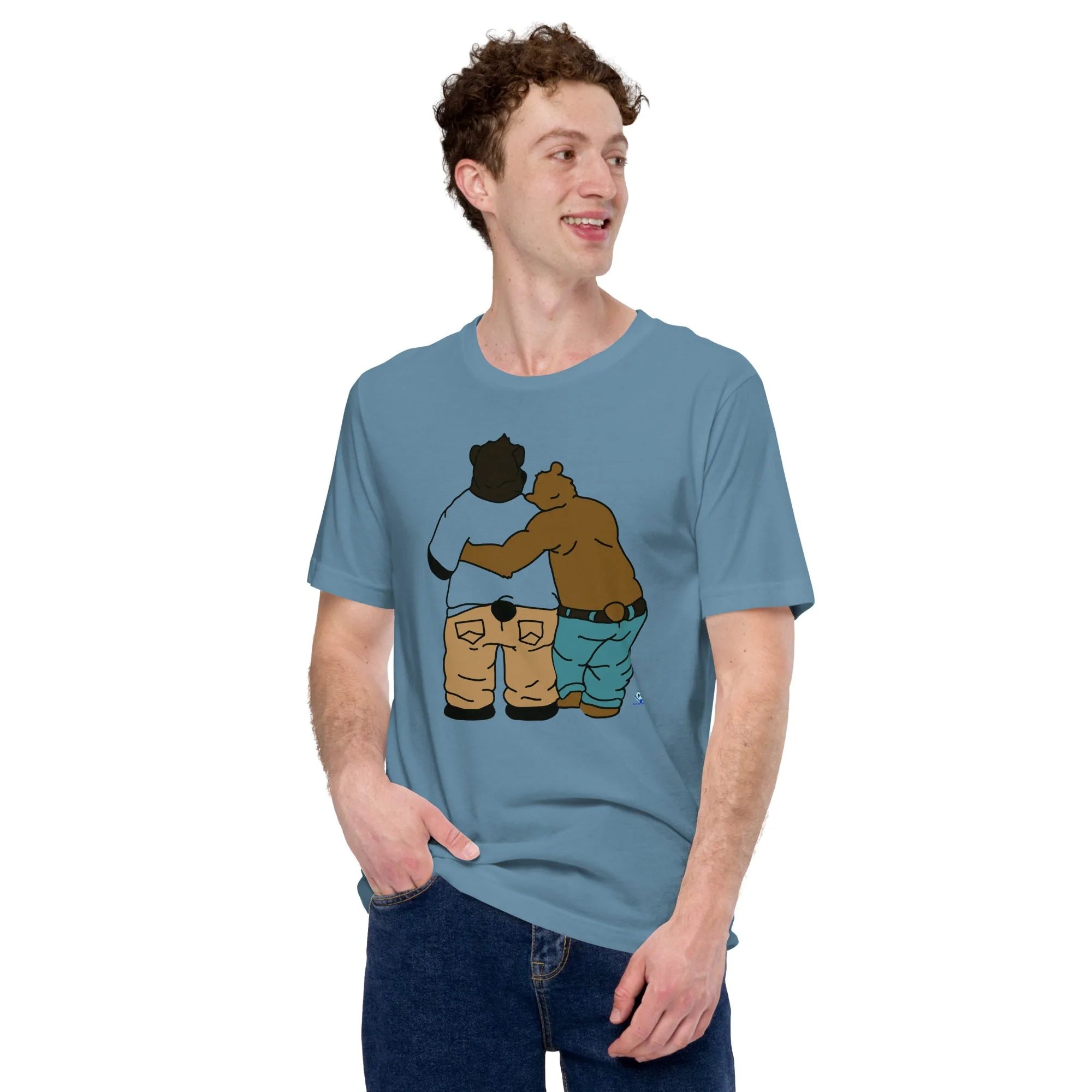 Short Sleeve Tee - Two Bears from Behind