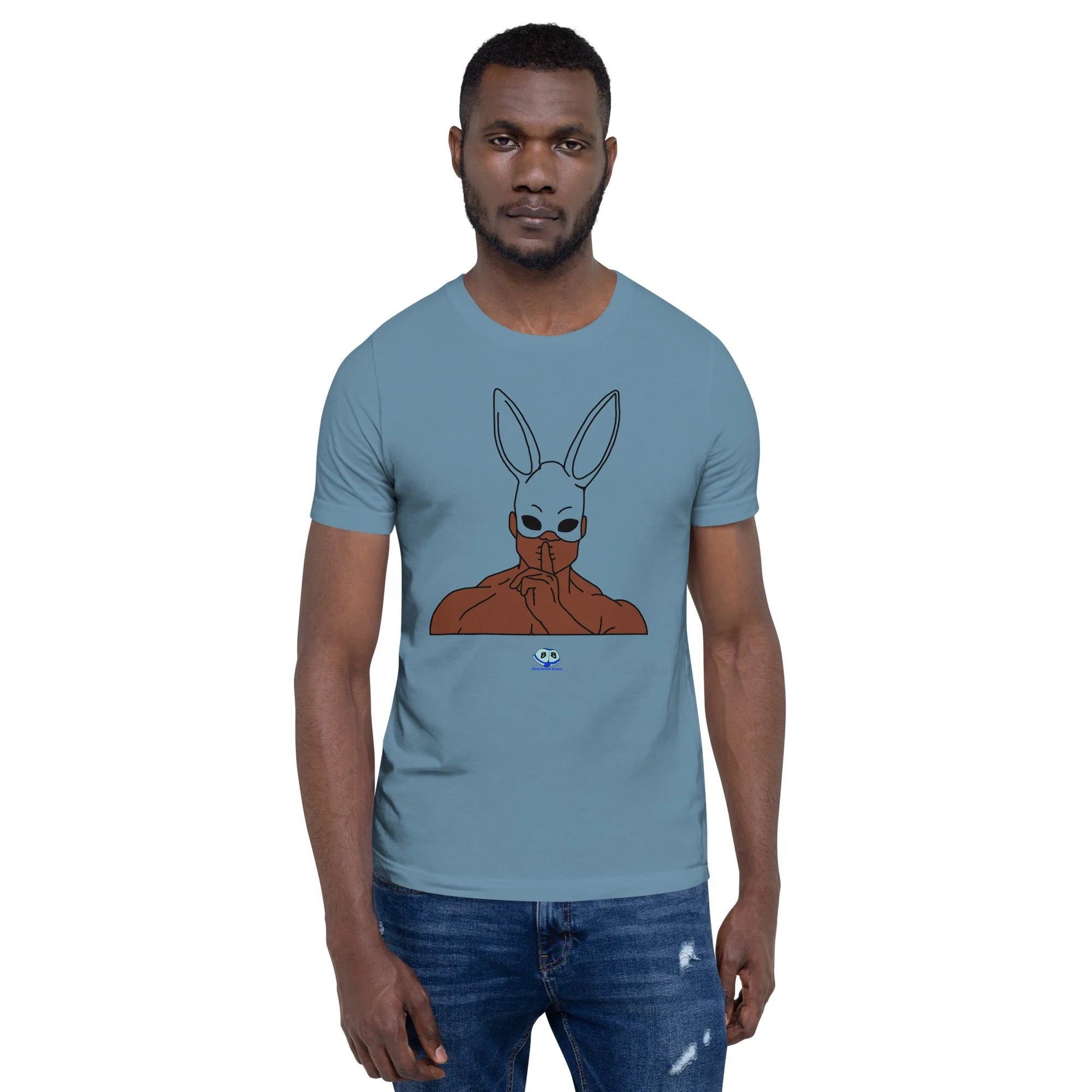 Short Sleeve Tee - Bunny Ear Mask (Easter)