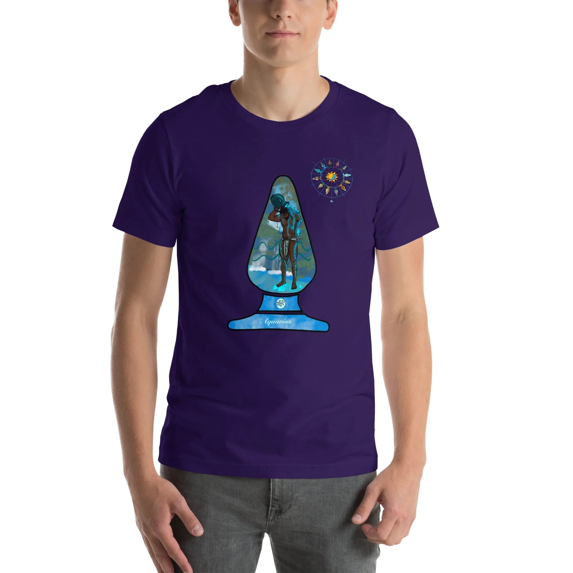 Short Sleeve Tee - Zodiac Butt Plug: Aquarius