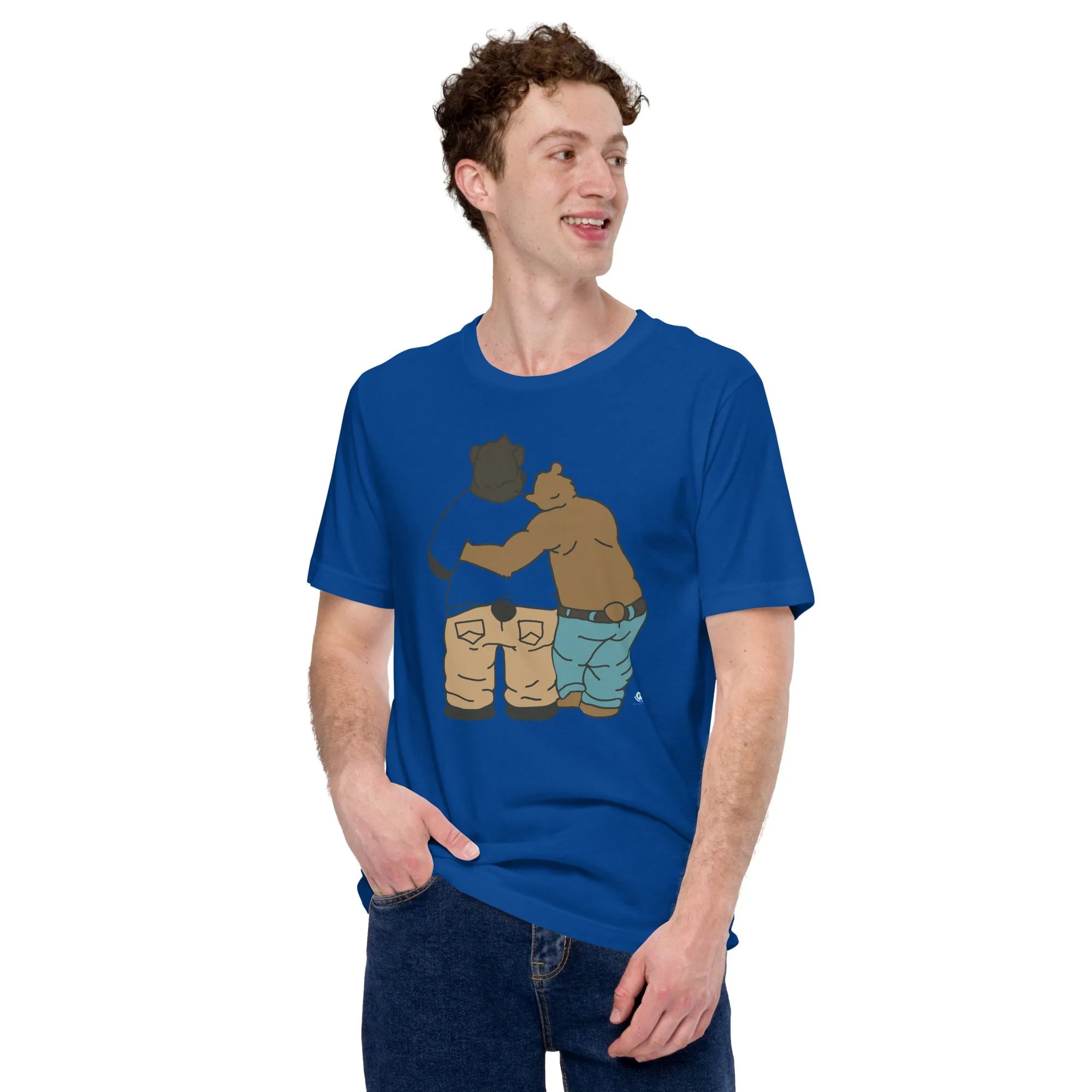 Short Sleeve Tee - Two Bears from Behind