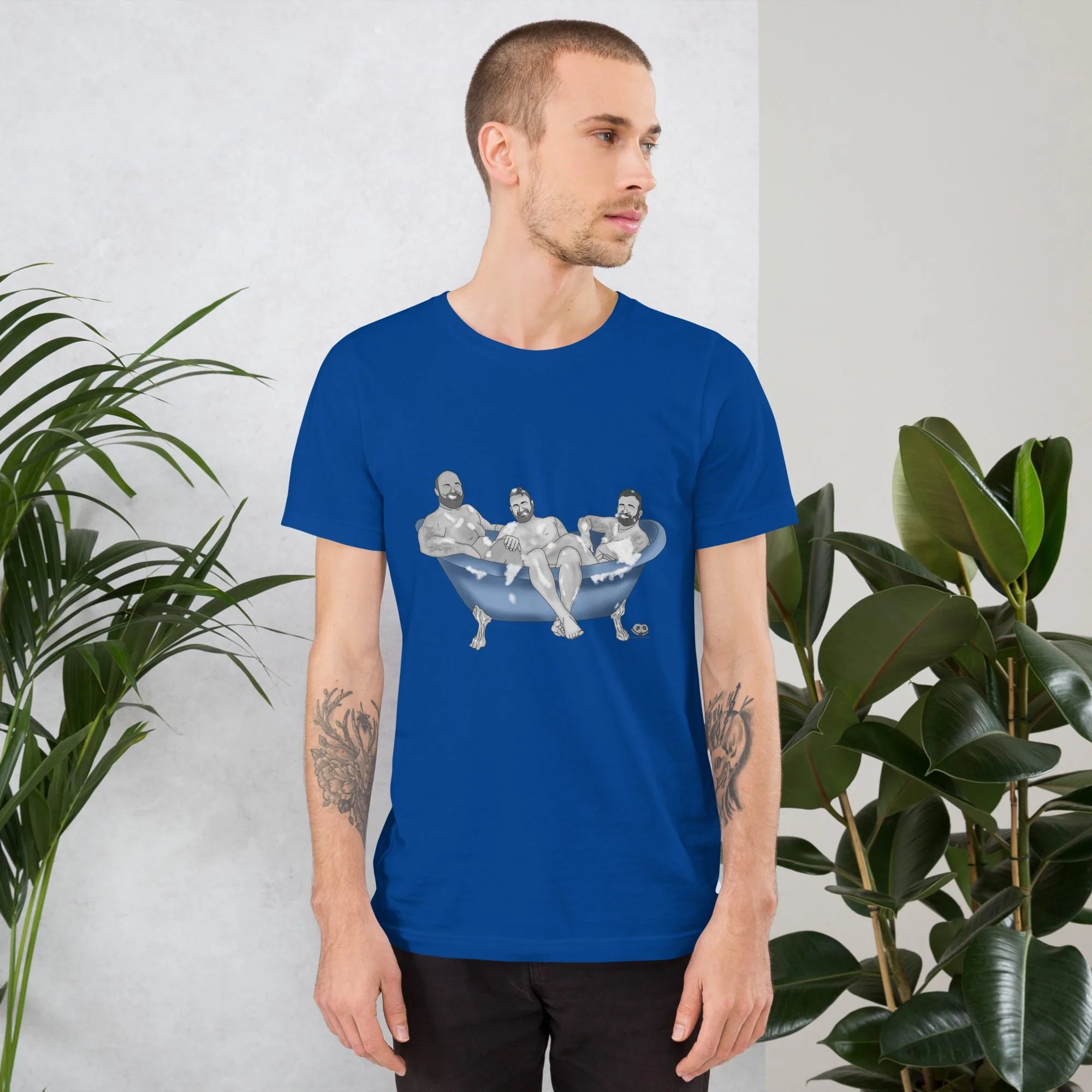 Short Sleeve Tee - 3 Bears in a Tub