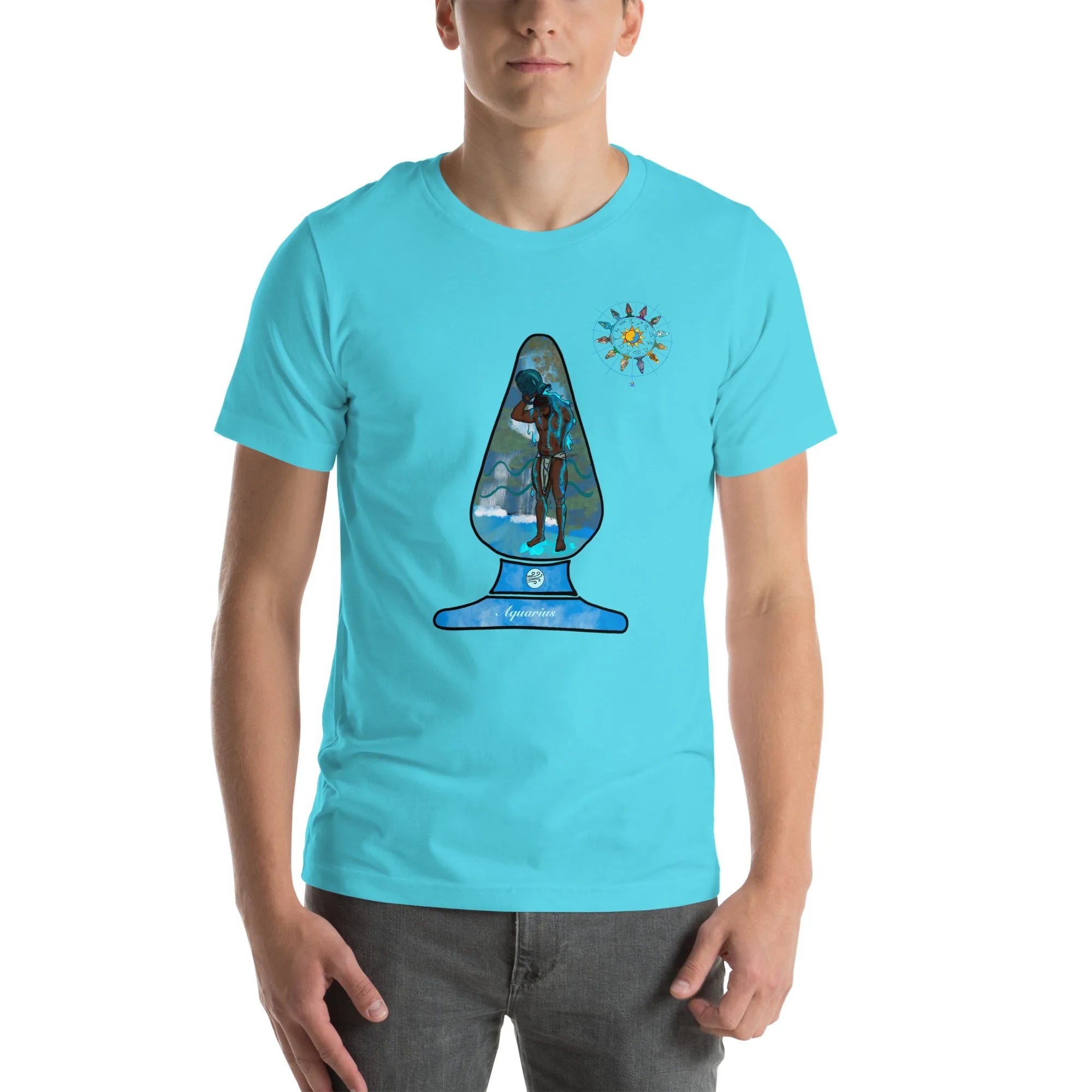 Short Sleeve Tee - Zodiac Butt Plug: Aquarius