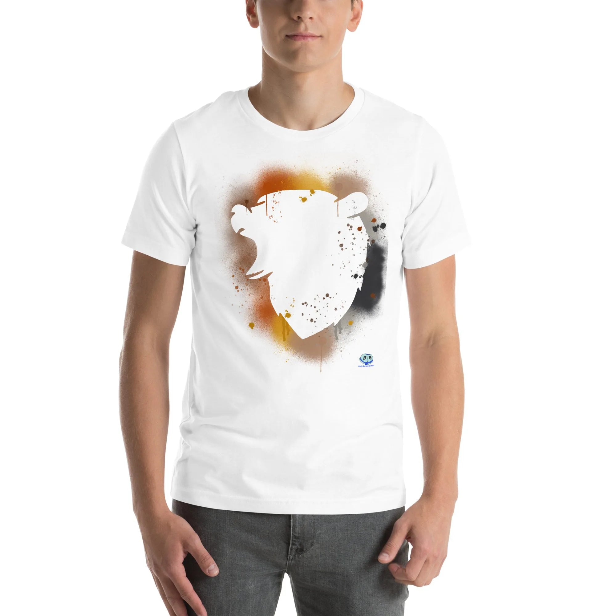 Short Sleeve Tee - Bear Paint