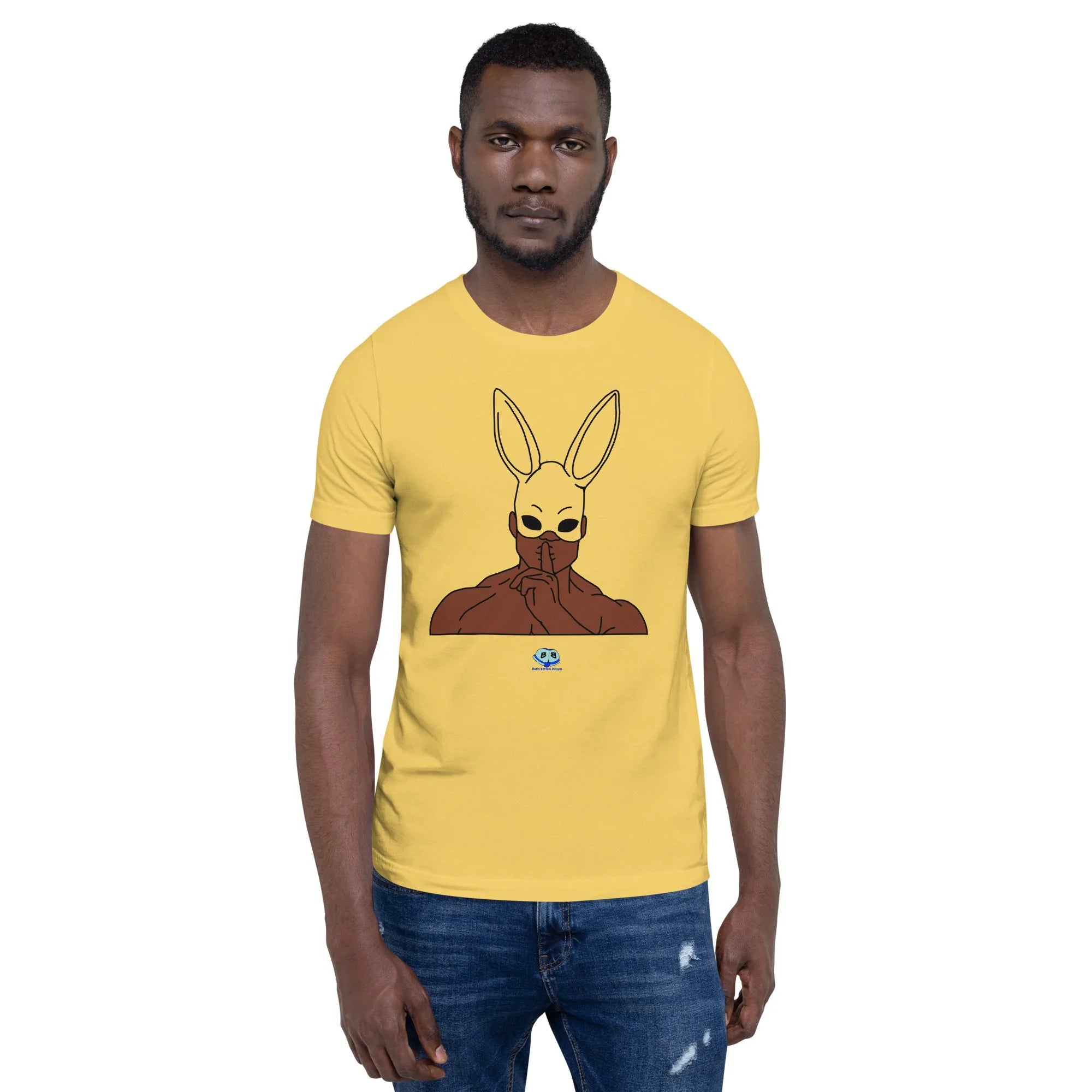Short Sleeve Tee - Bunny Ear Mask (Easter)