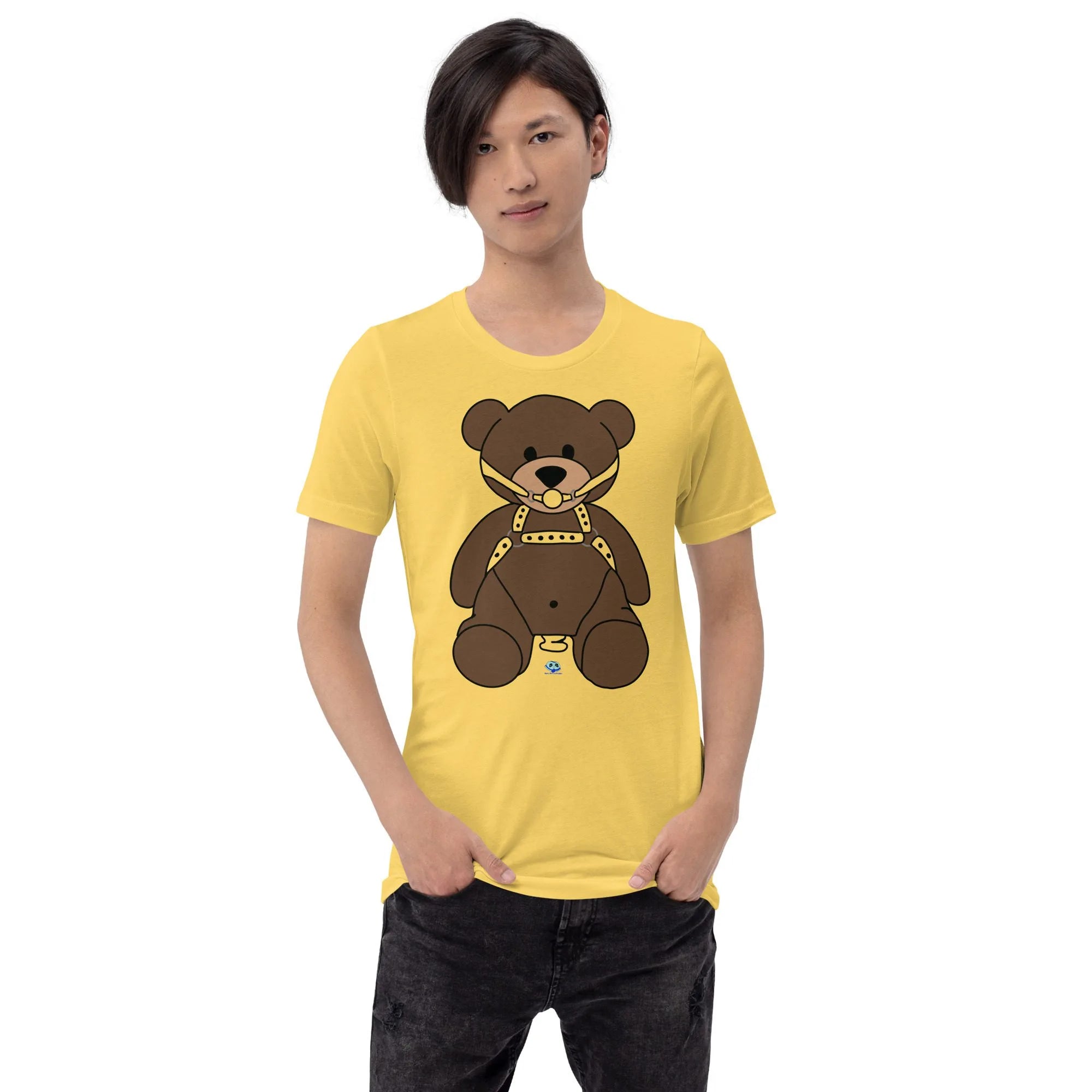 Short Sleeve Tee - Gagged Teddy Bear (Butt Plug)