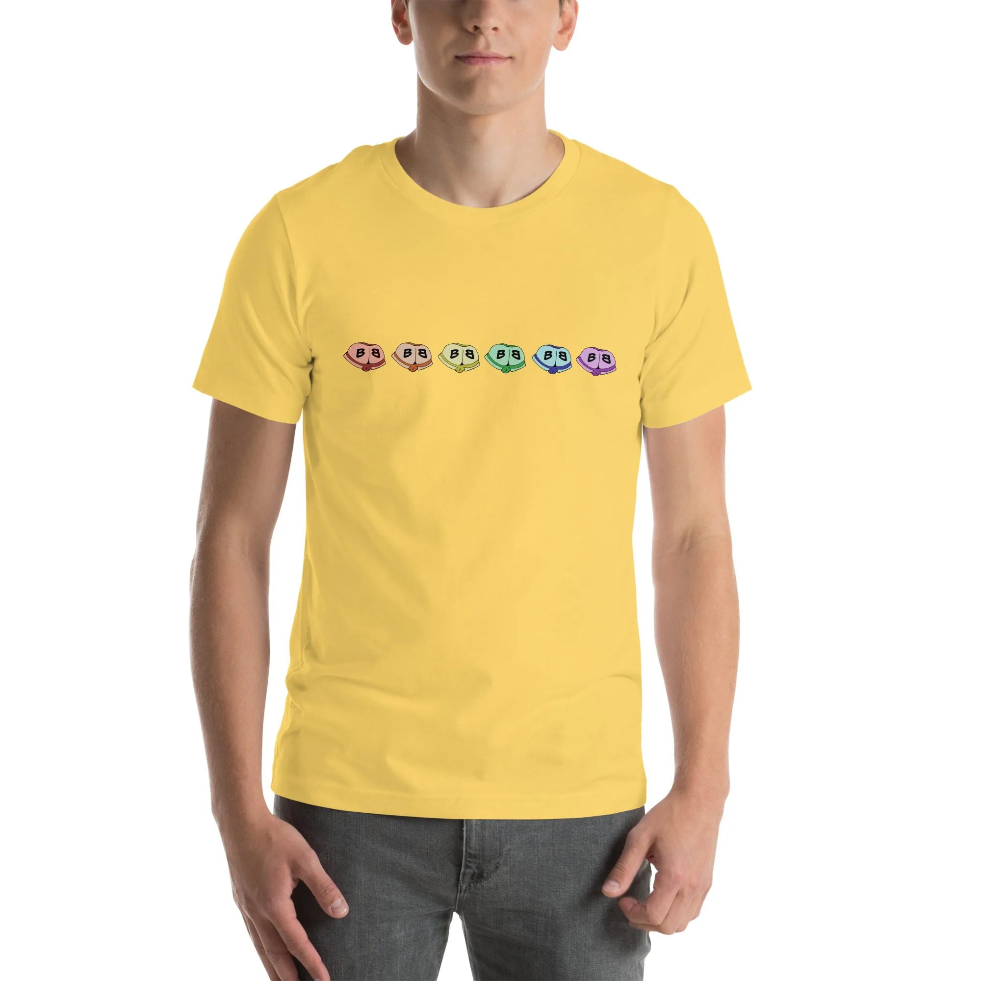 Short Sleeve Tee - Little Rainbow Butts