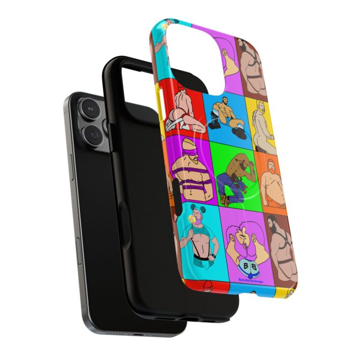 Tough Magnetic iPhone Cases - Color Block Dudes - Image 30
