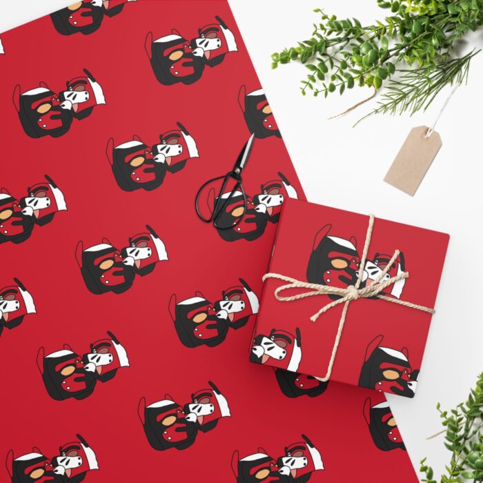 Wrapping Paper - Lick on Red - Image 4