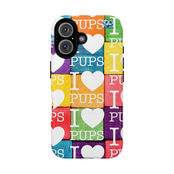 Tough Magnetic iPhone Cases - I Heart Pups - Image 31